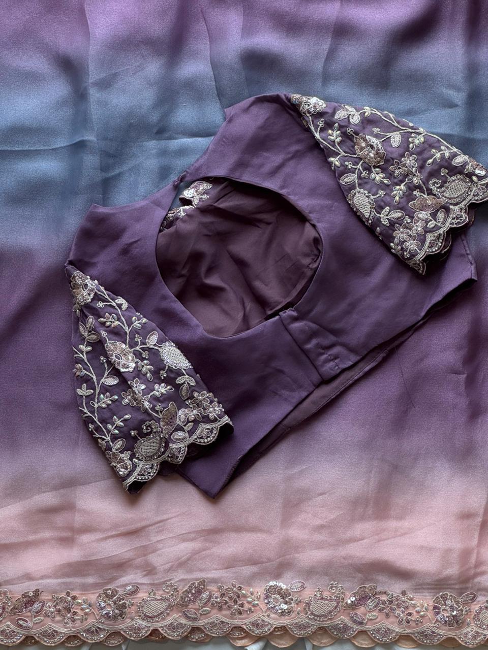 Ombre Queen Sarees