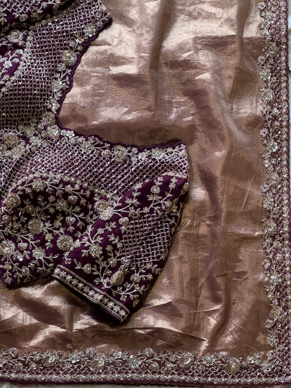 Metallic Saree