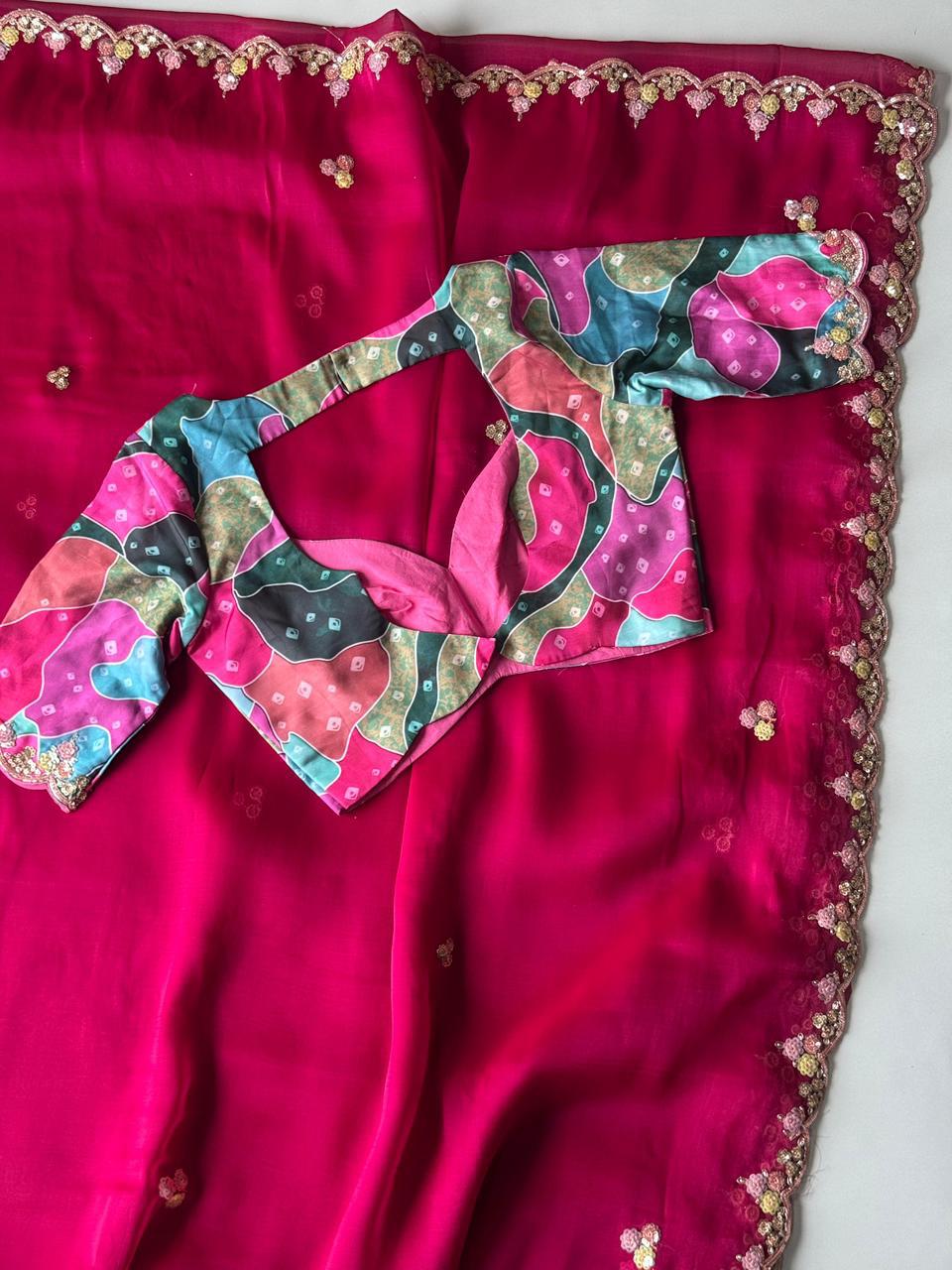Cherry Candy Saree