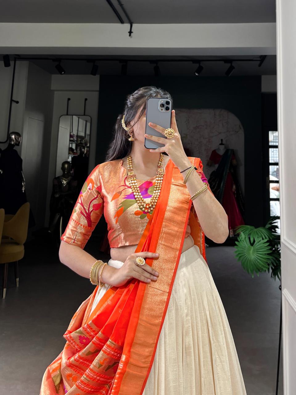 Paithani Aura Lehenga set