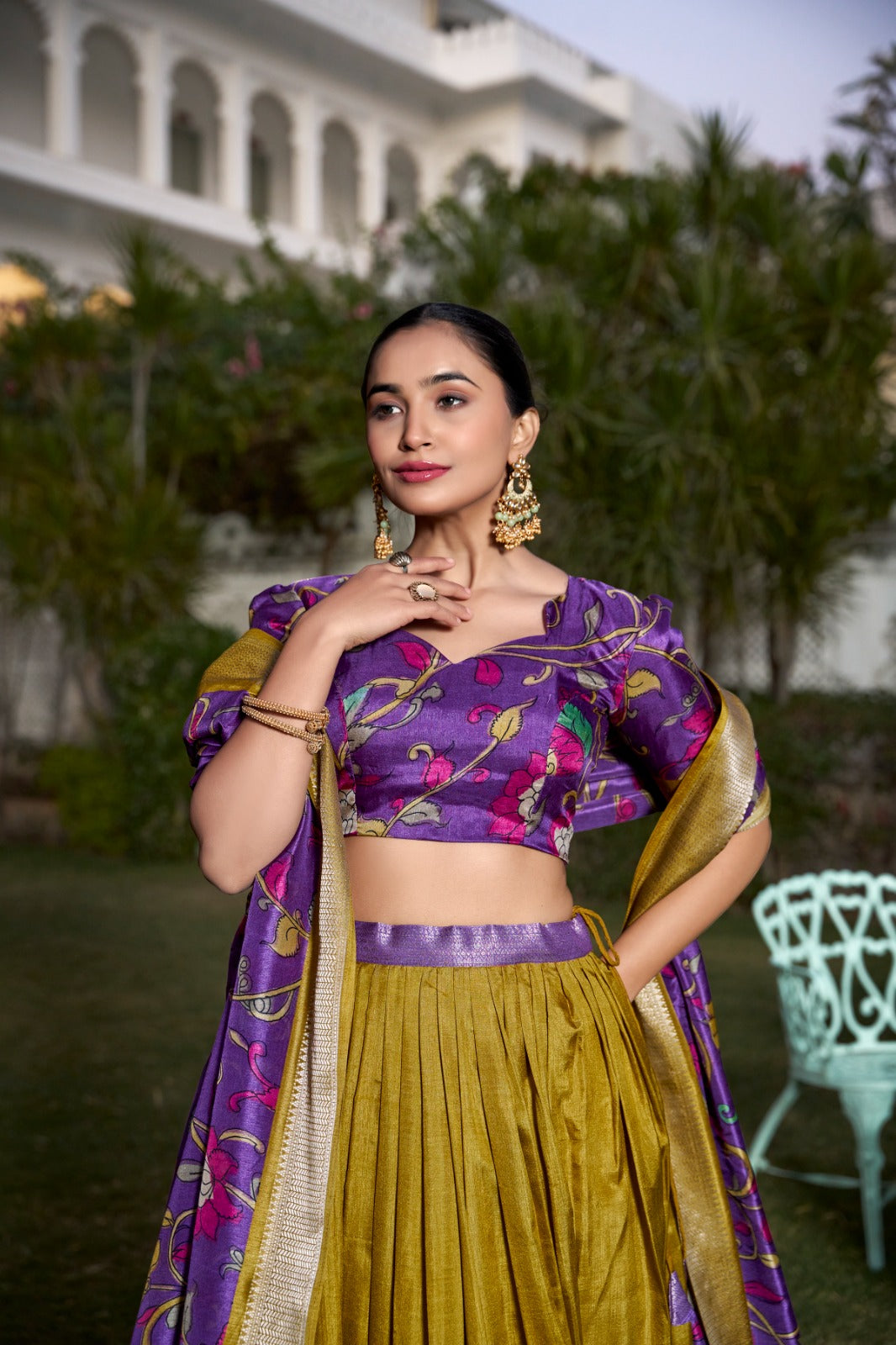Kalamkari Grace Lehenga Set