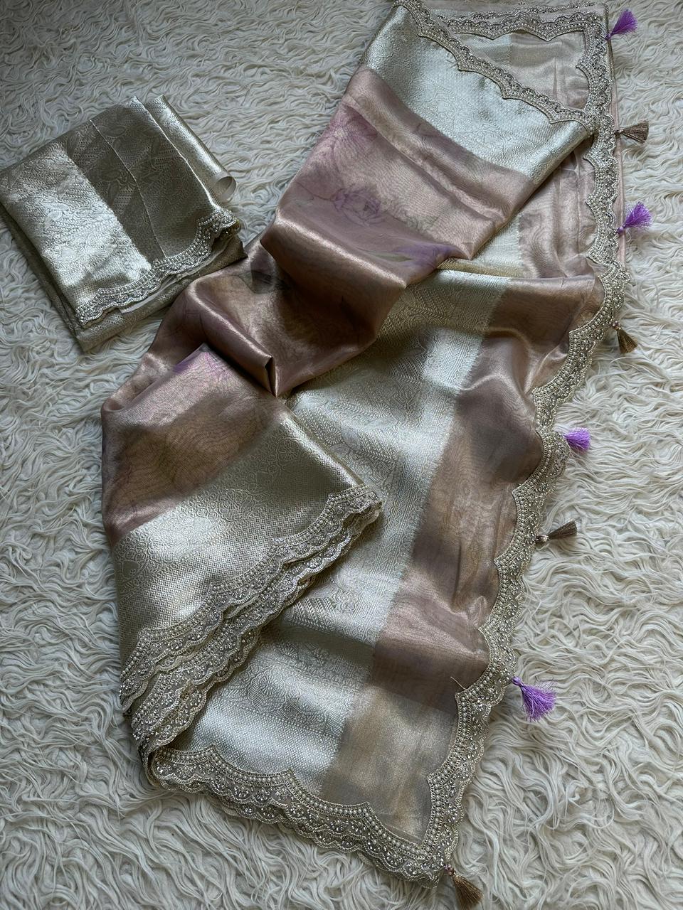 Premium Tissue Banarasi Saree