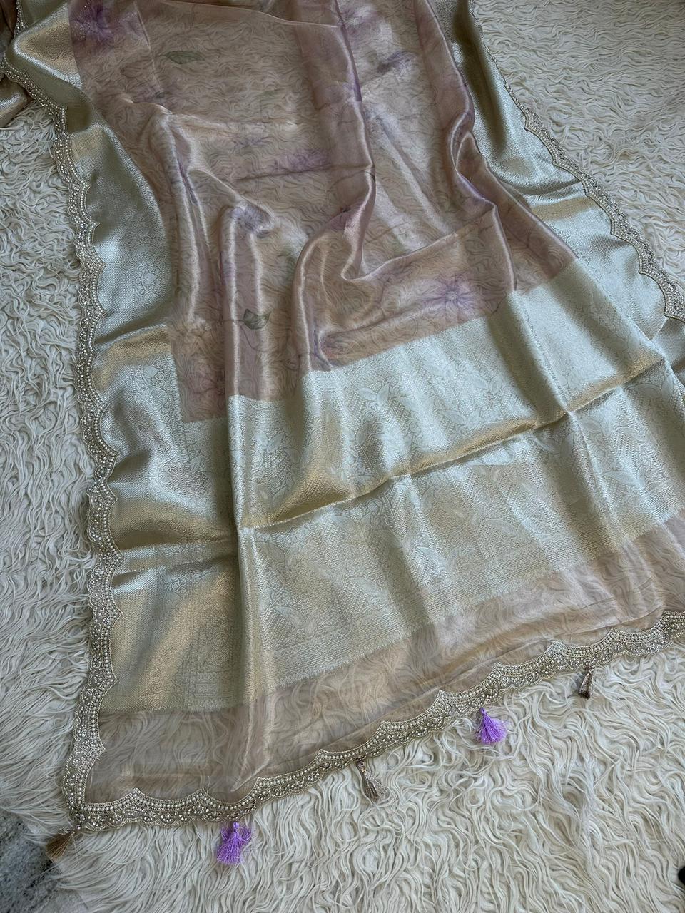 Premium Tissue Banarasi Saree