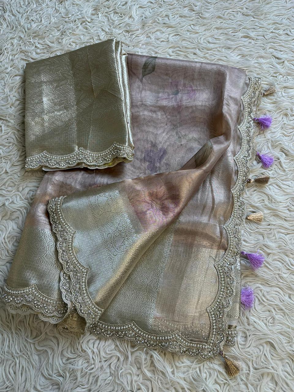 Premium Tissue Banarasi Saree