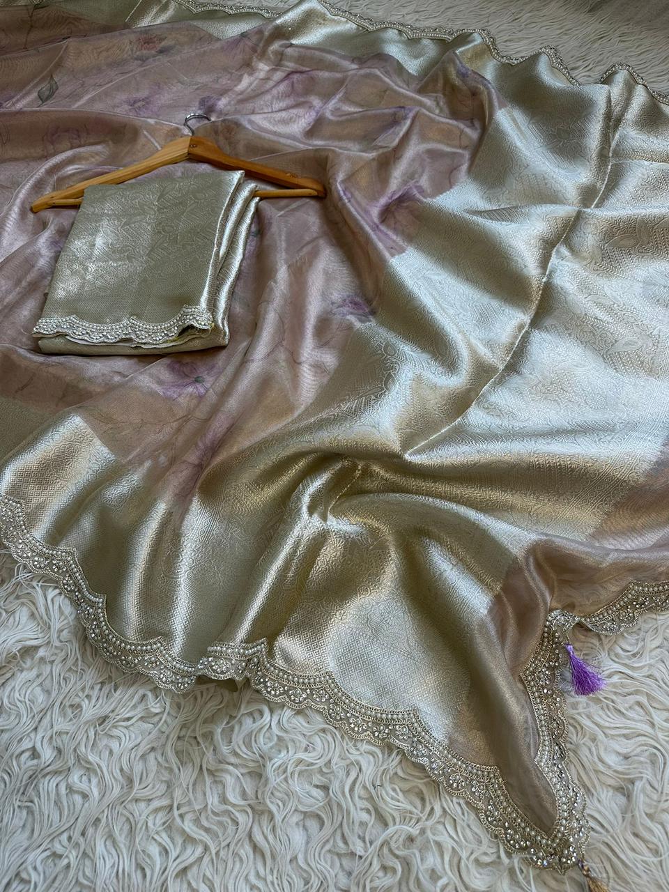 Premium Tissue Banarasi Saree