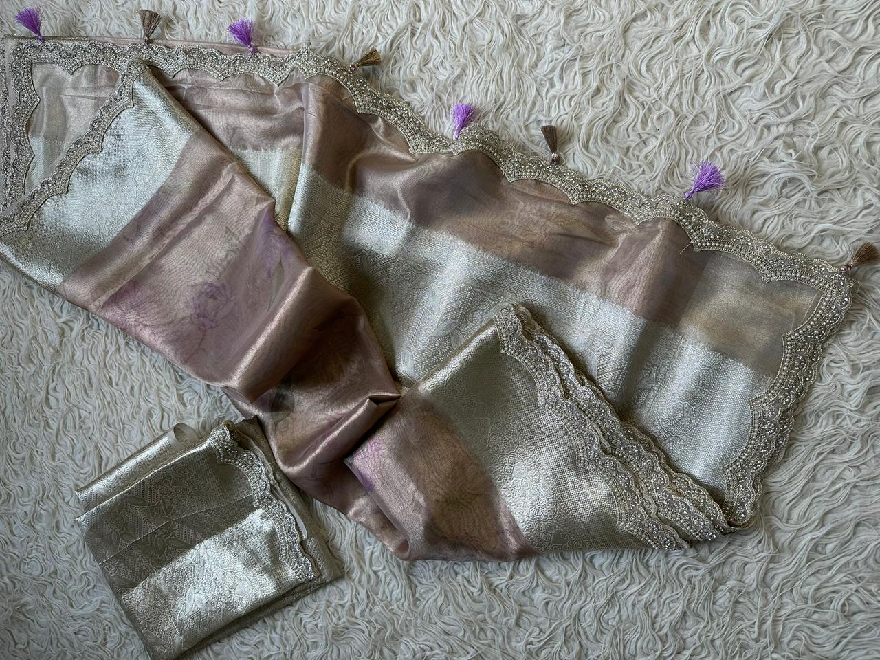 Premium Tissue Banarasi Saree