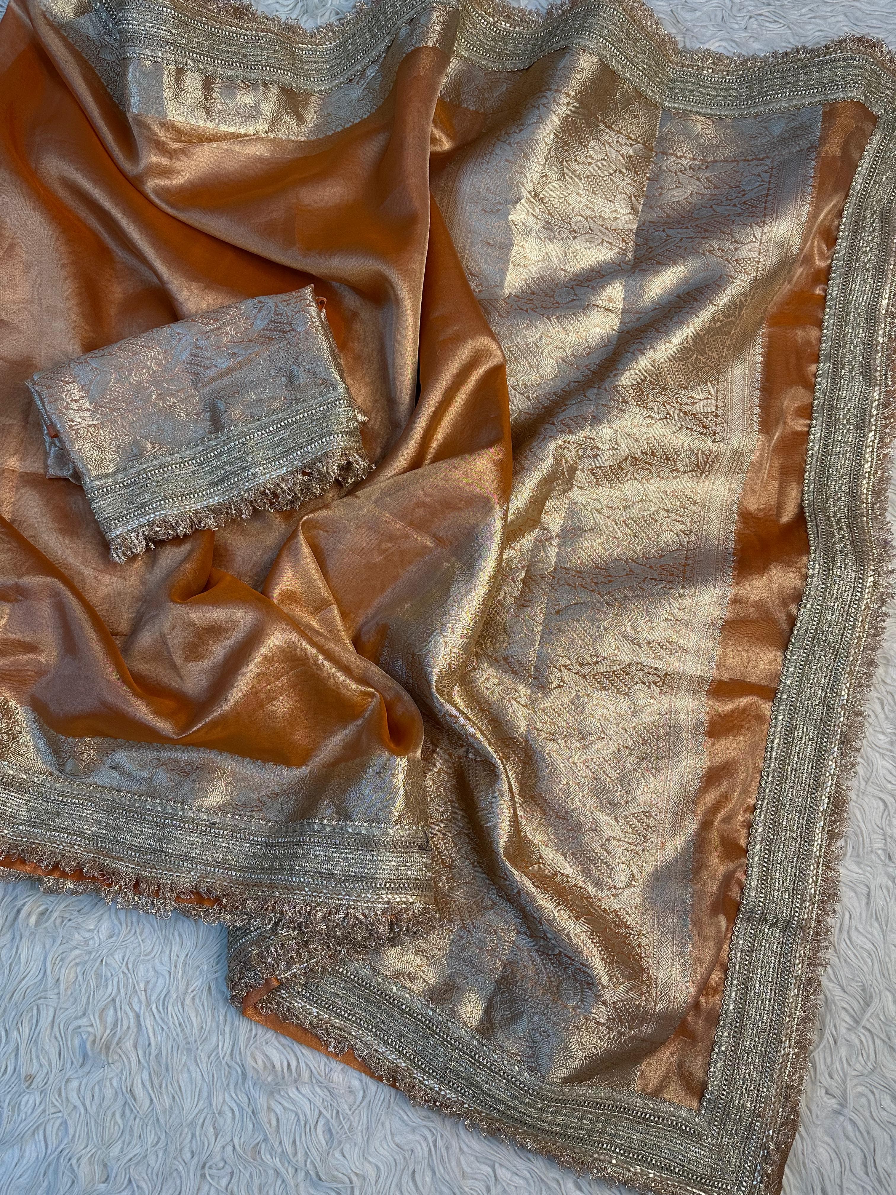 Elegant tissue saree