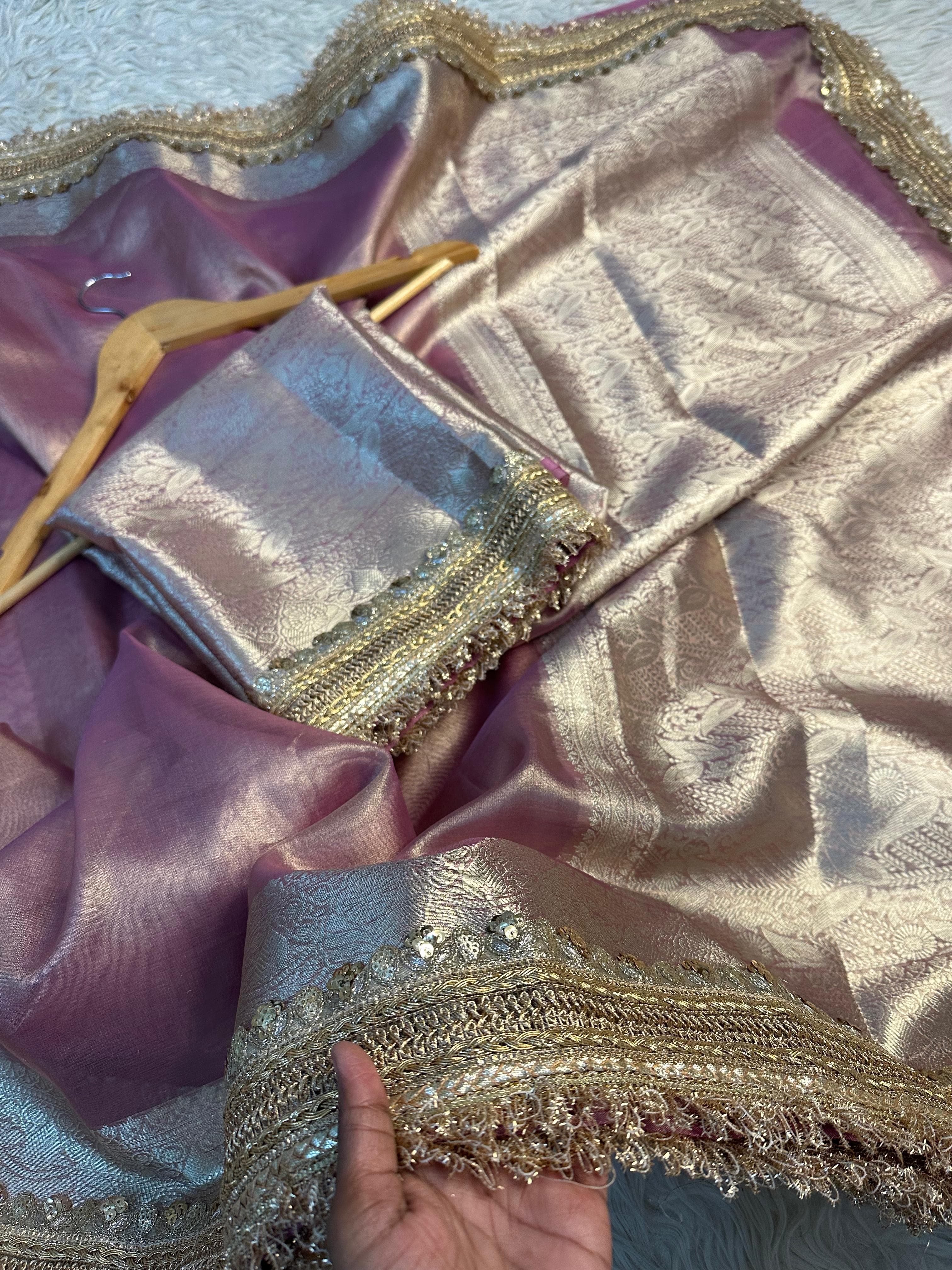 Elegant tissue saree