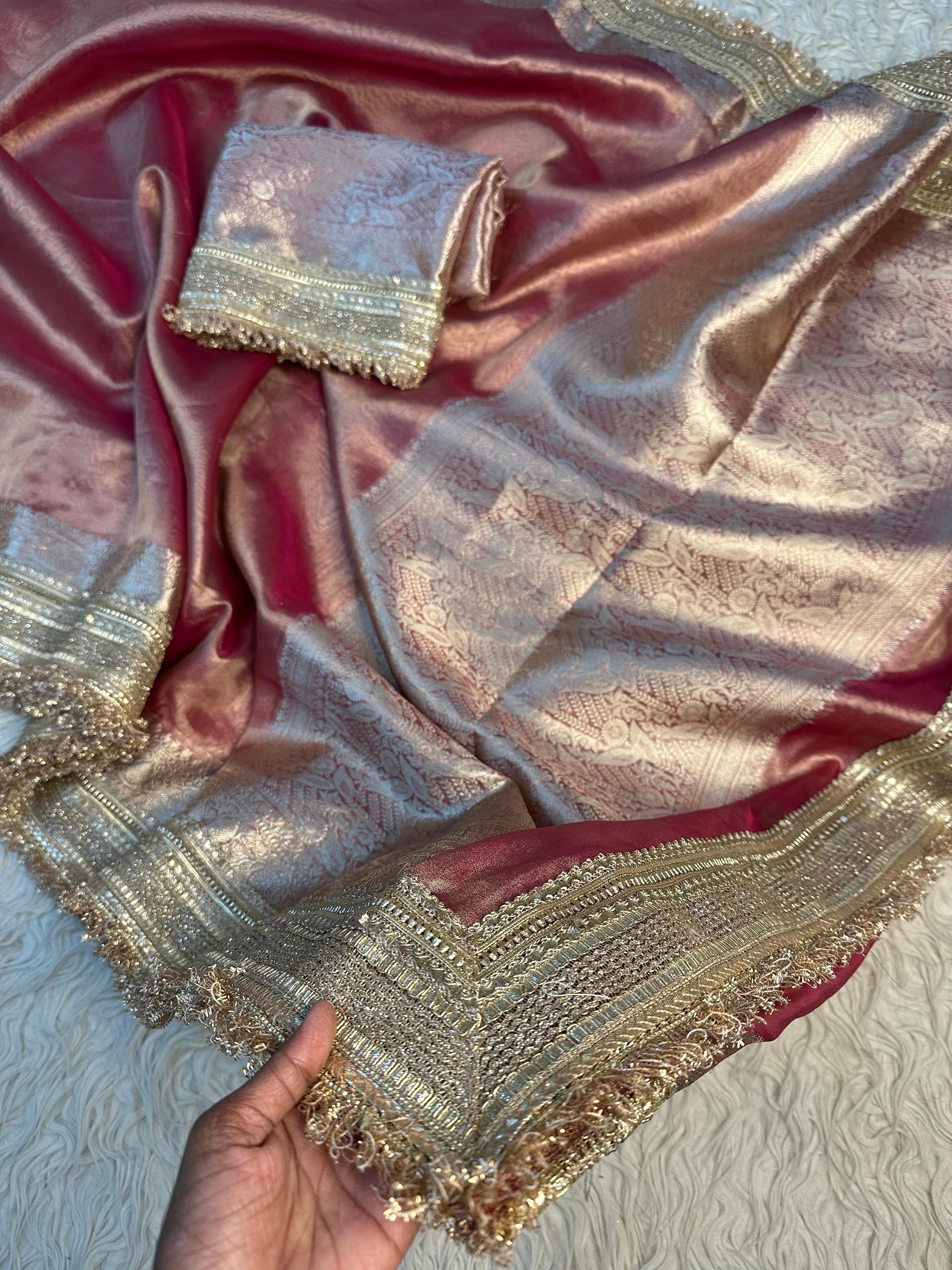 Elegant tissue saree