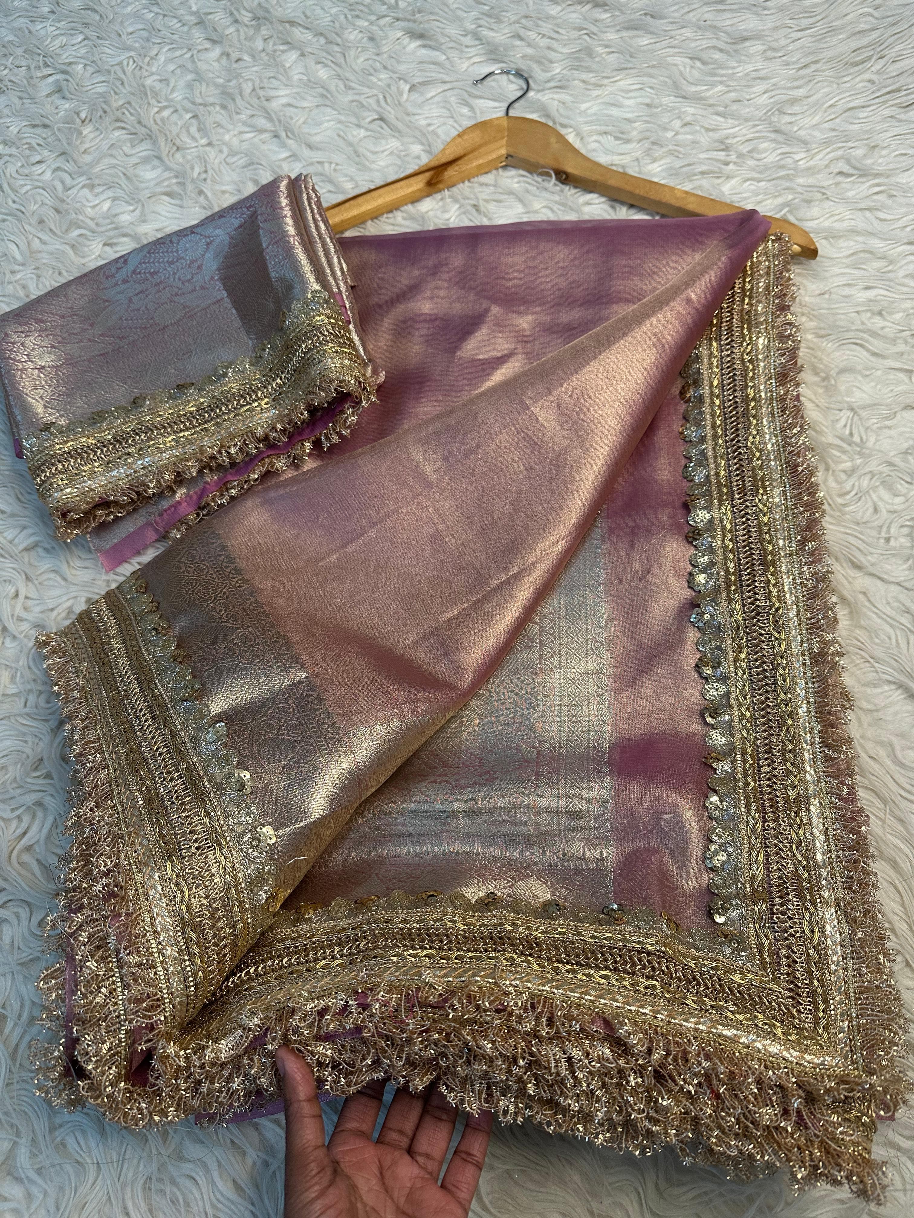 Elegant tissue saree