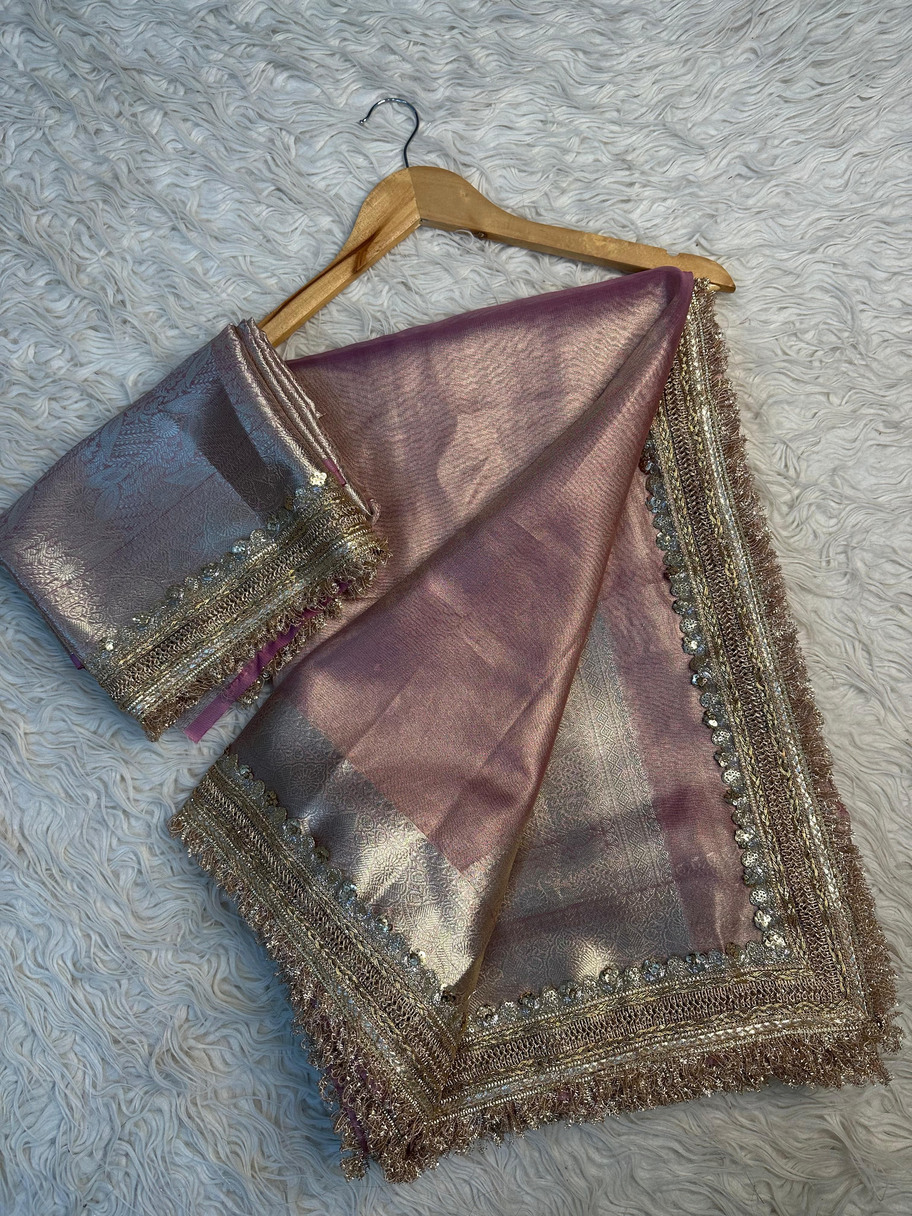 Elegant tissue saree