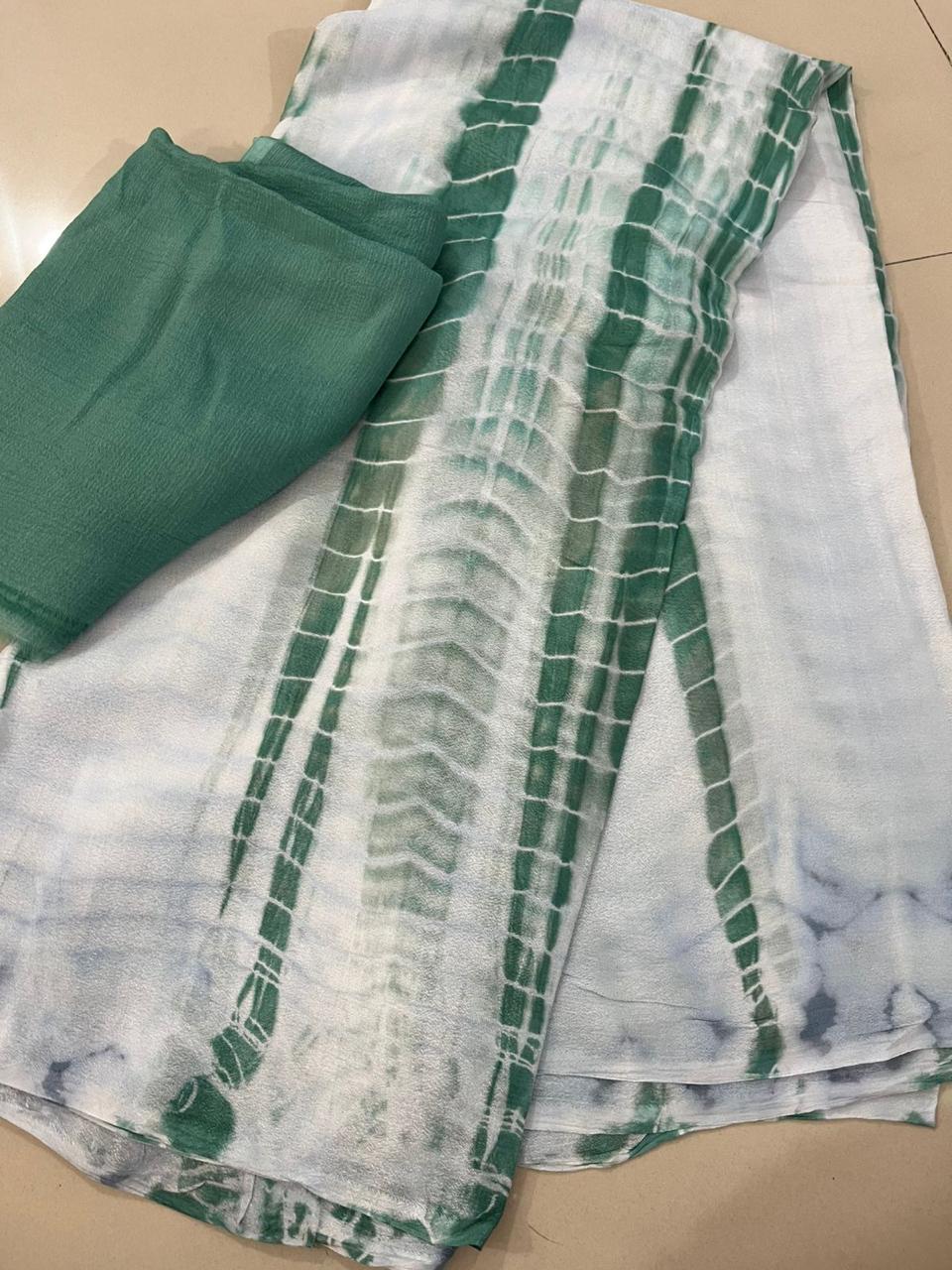 Bloom Shibori Saree