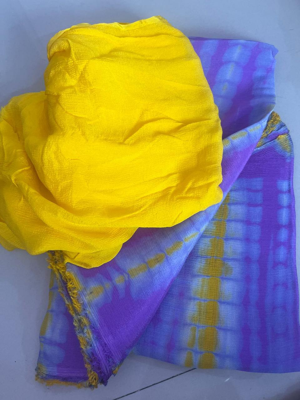 Bloom Shibori Saree