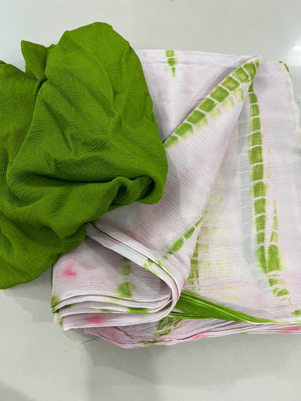 Bloom Shibori Saree