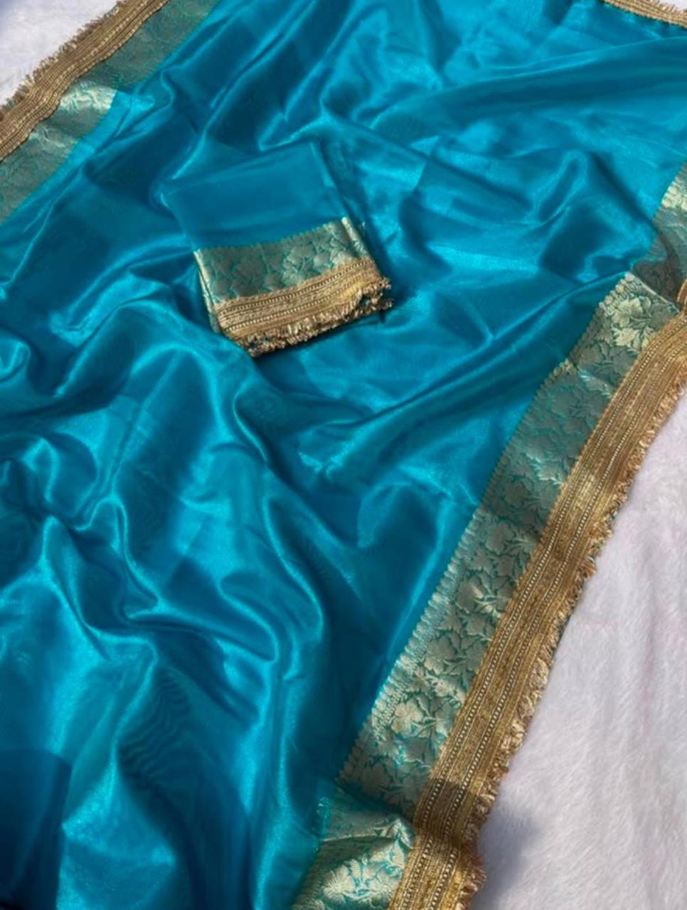 Satrangi Banarasi Tissue Saree