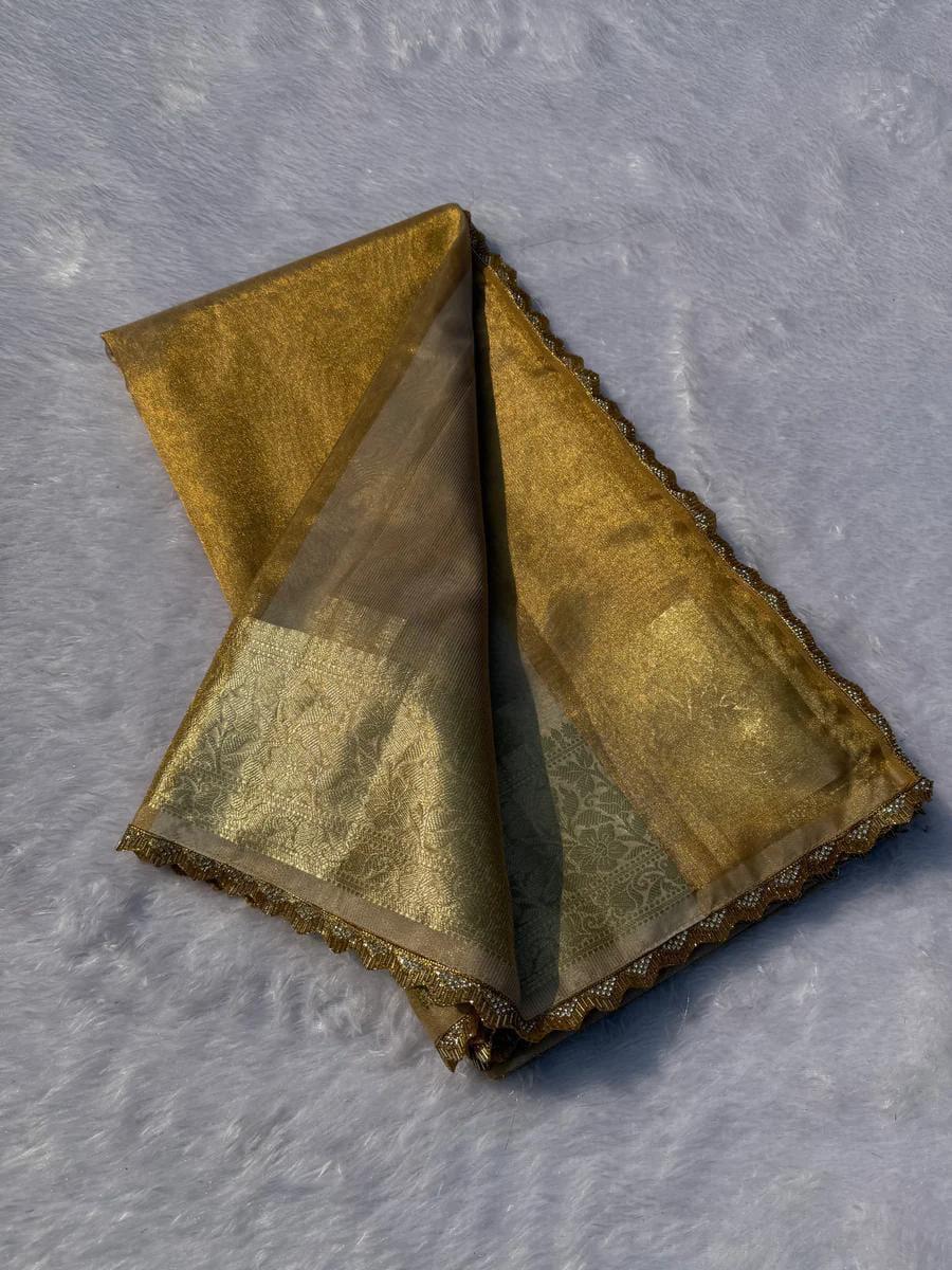 Satrangi Banarasi Tissue Saree