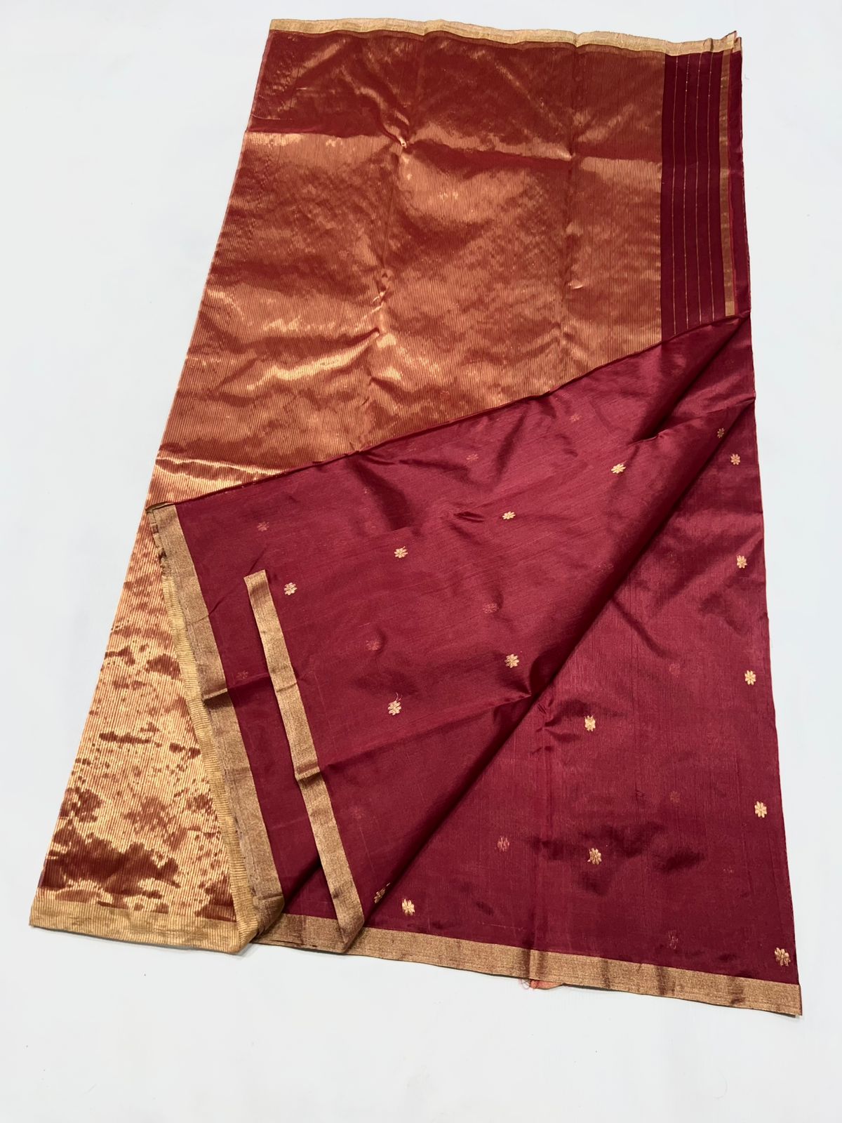 Maroon Silk Saree