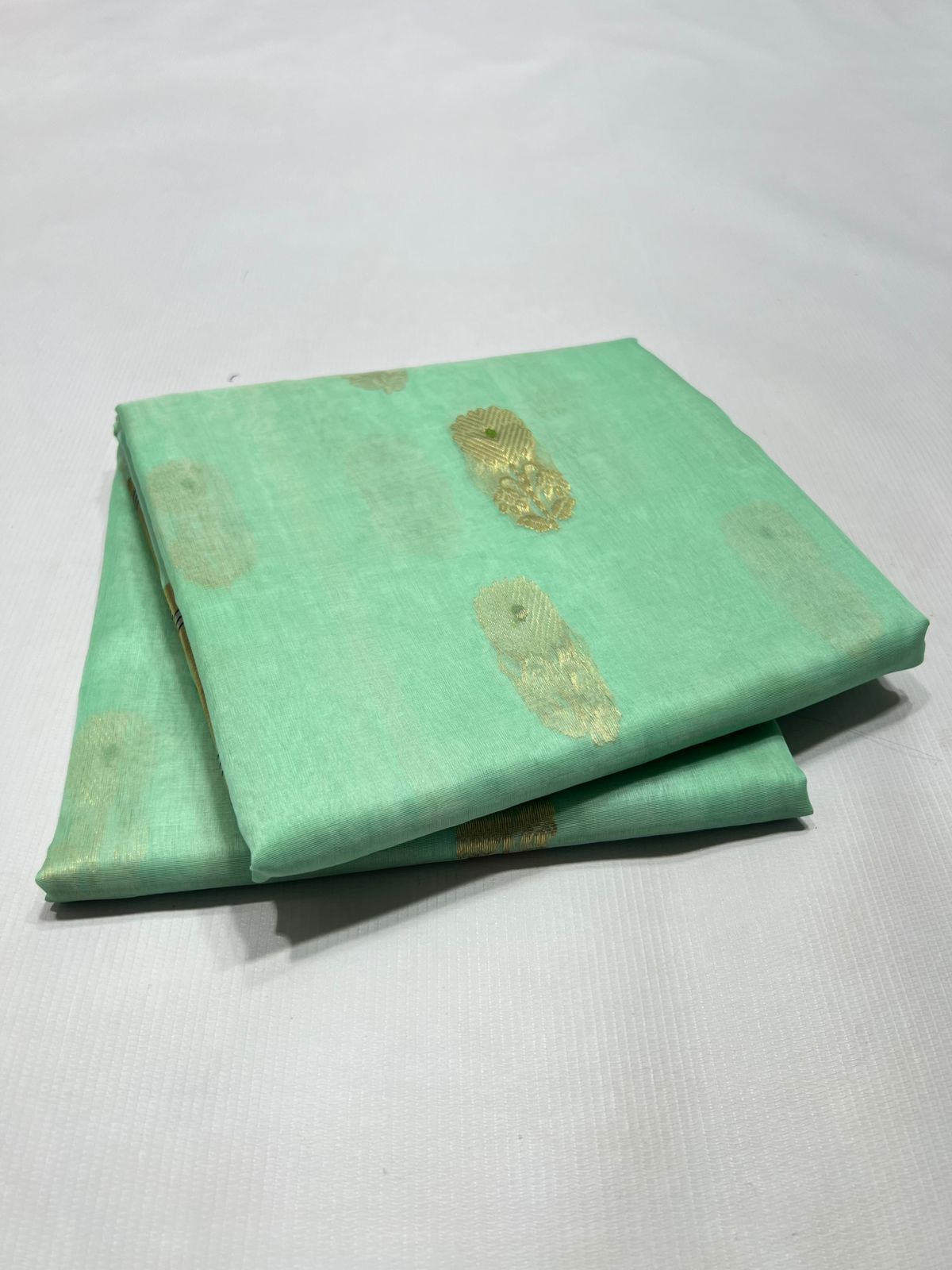 The Green Golden Saree