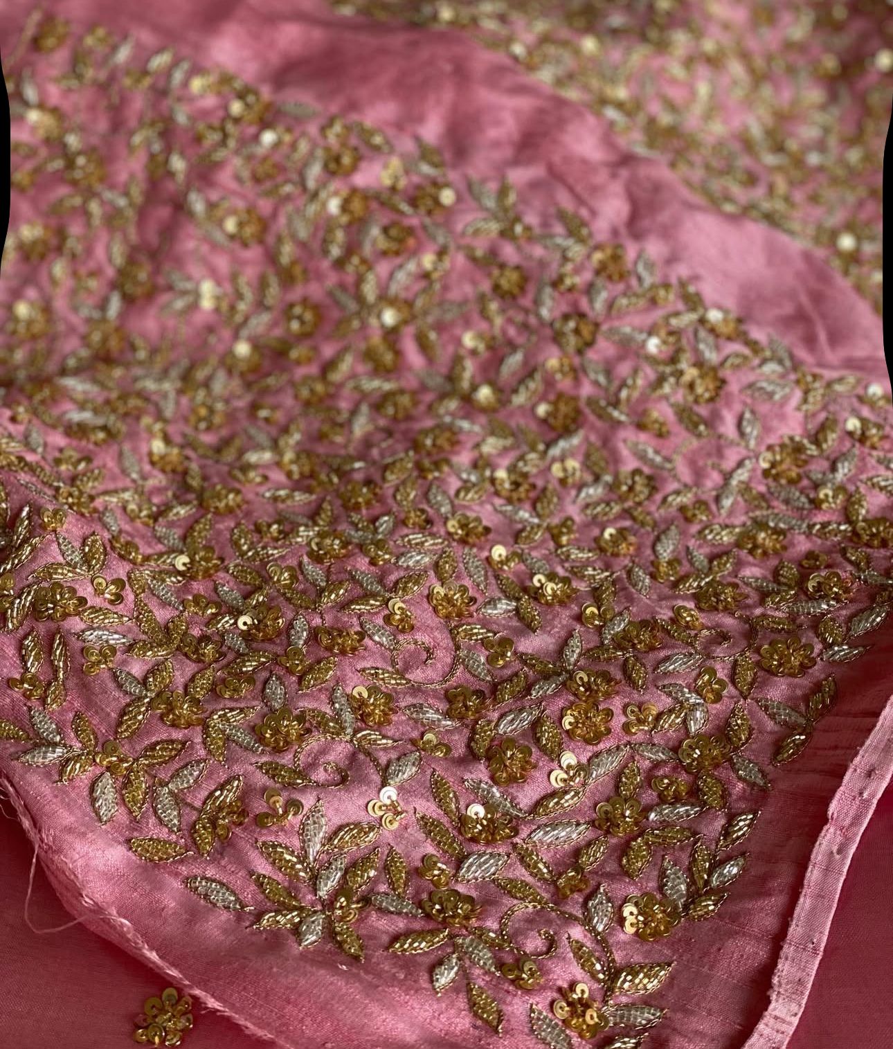 Gulabi Glow Organza Saree