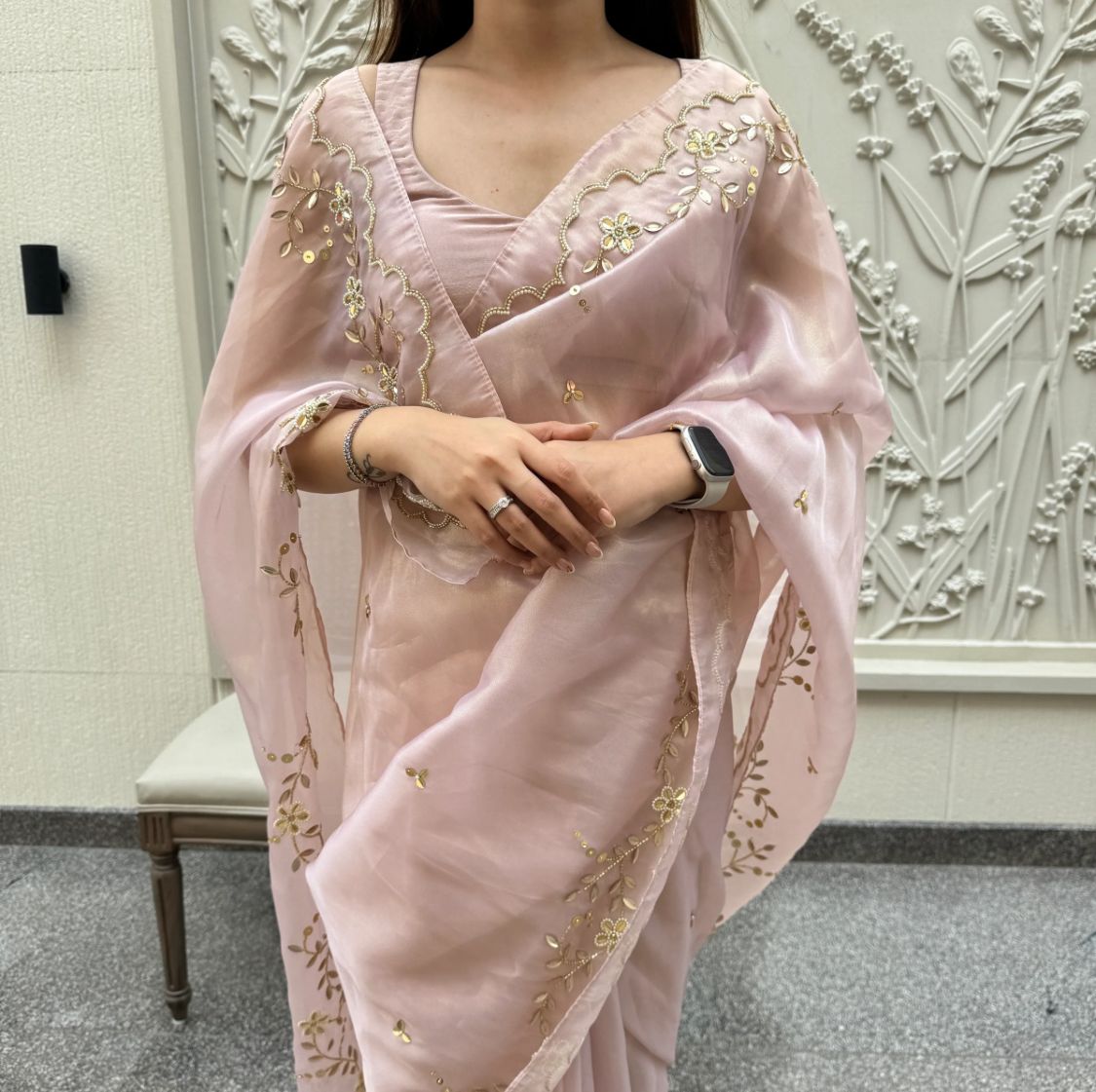 Pink Blush Saree