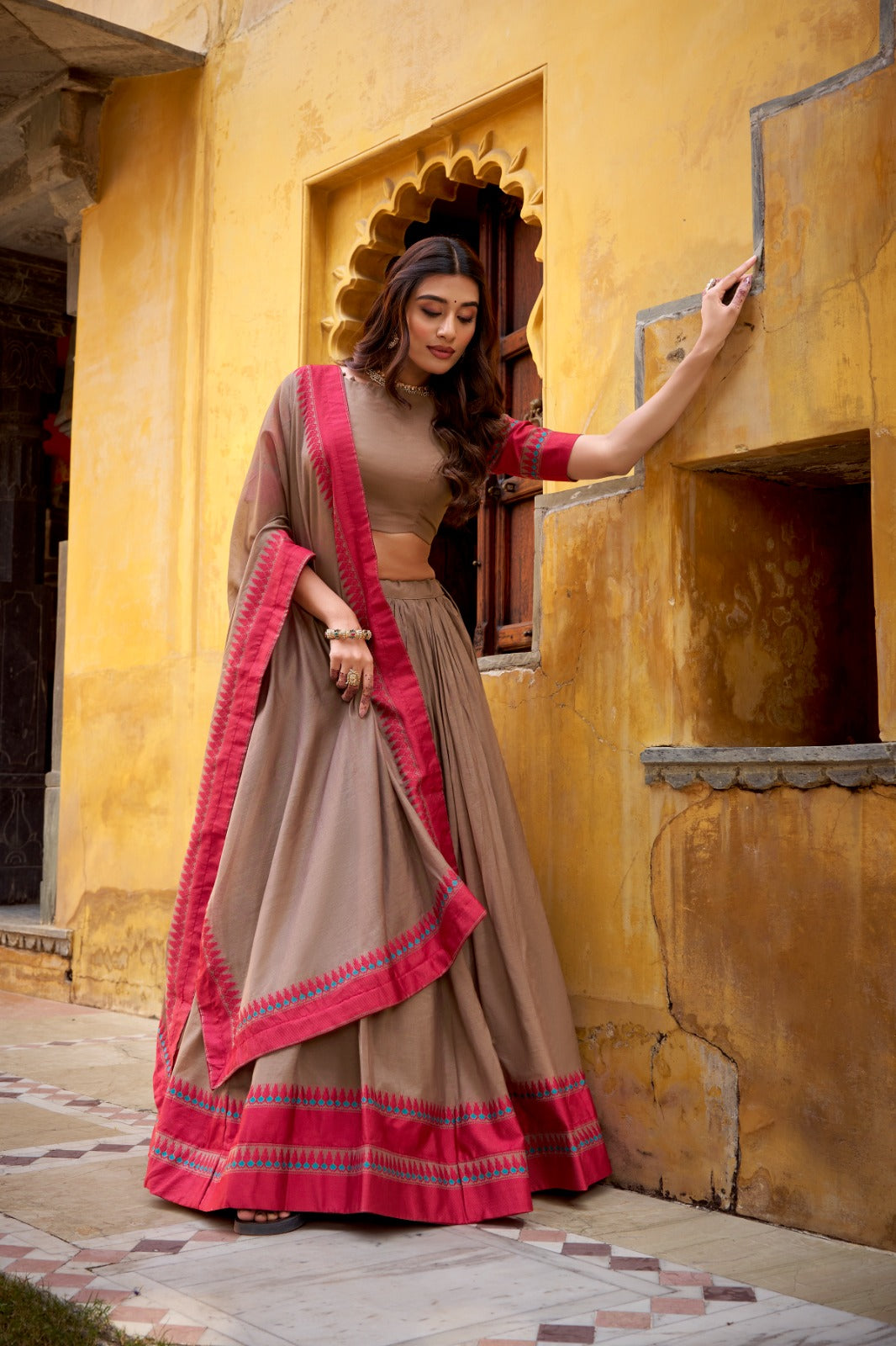 Sumathi Pure Chanderi Thread Work