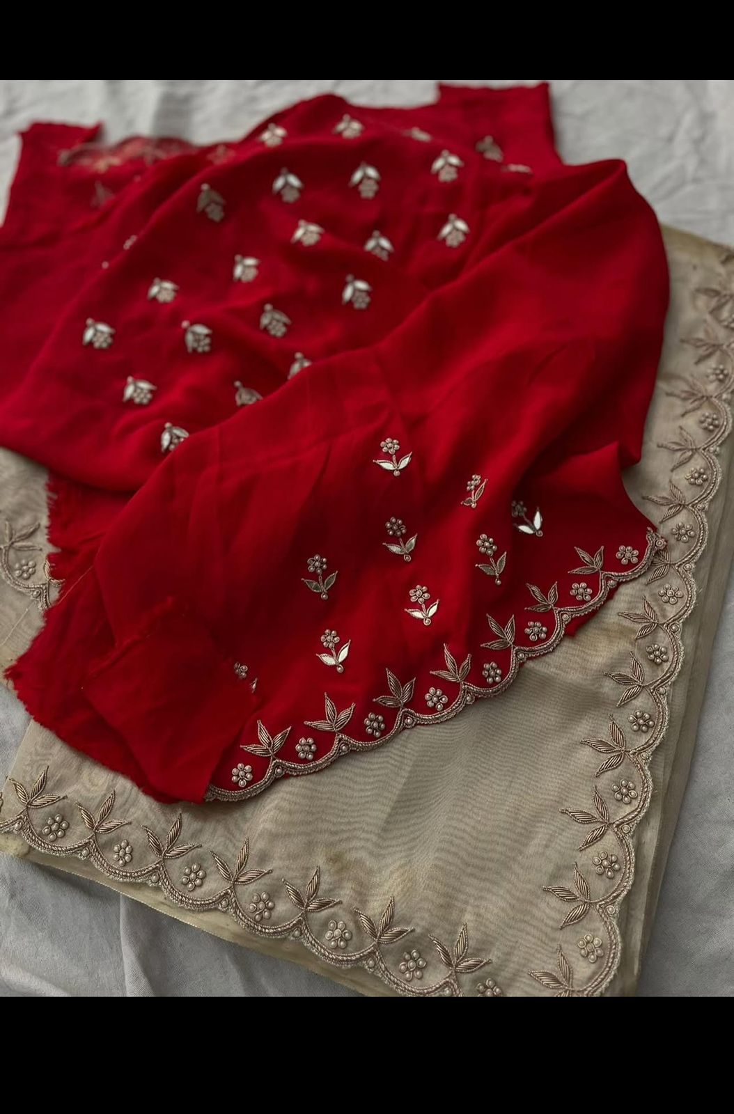 Zardozi Tissue Saree