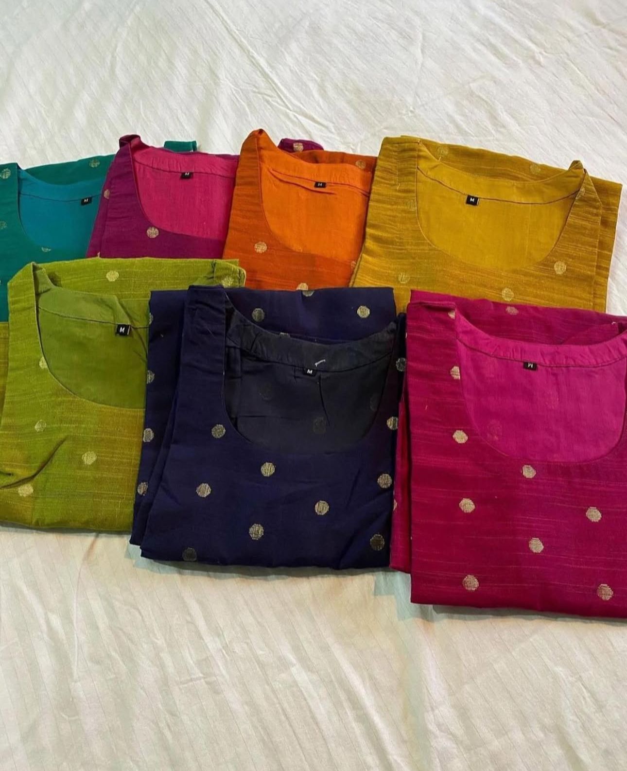 Elegant South Cotton Silk Kurti With Cotton