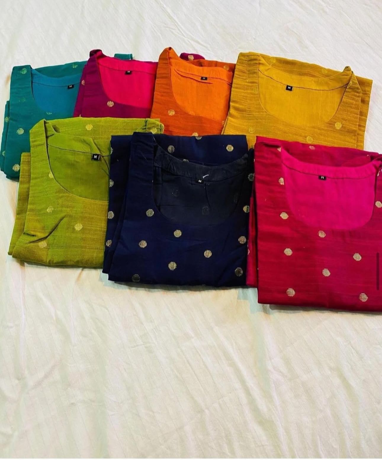 Elegant South Cotton Silk Kurti With Cotton