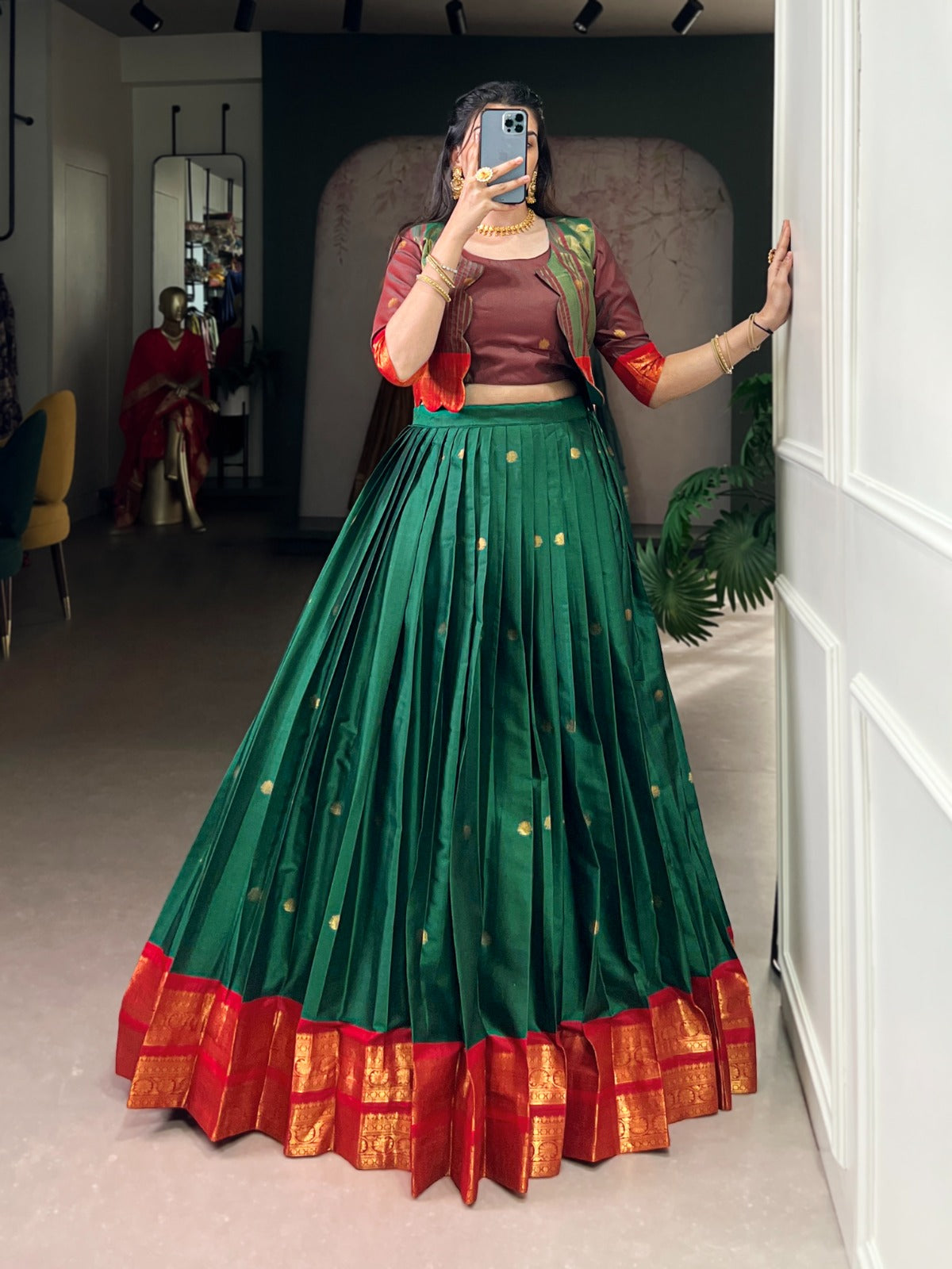 Classic Zari Cotton Outfit