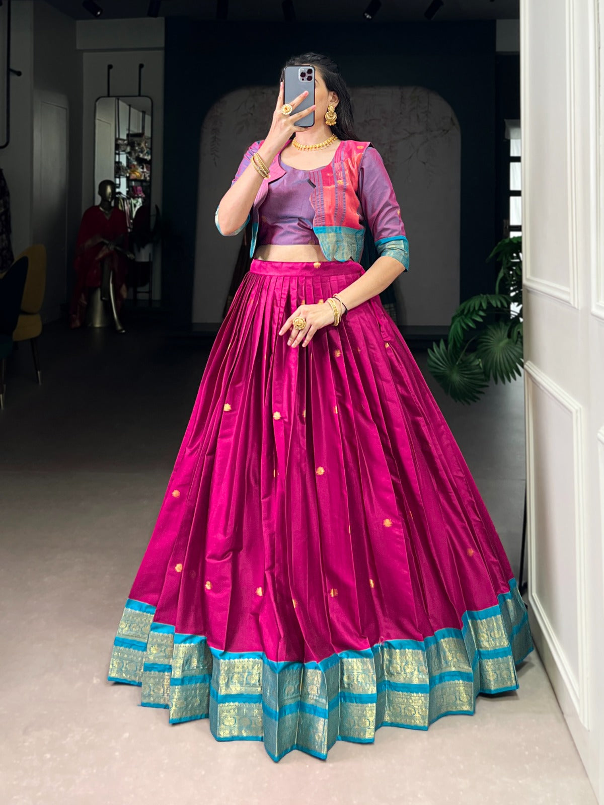 Classic Zari Cotton Outfit