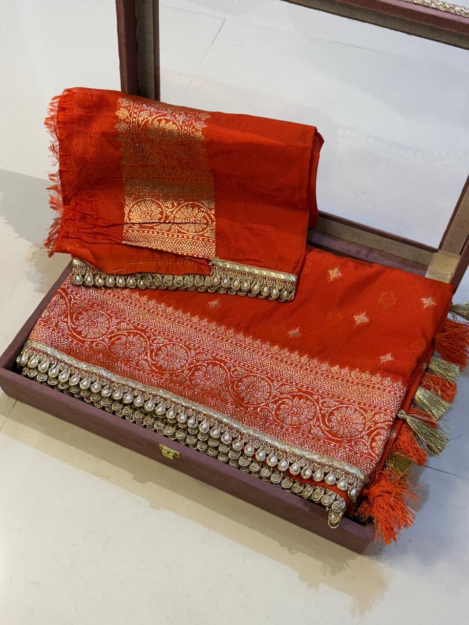 Banarasi Pearl Saree