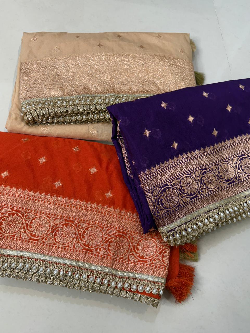 Banarasi Pearl Saree