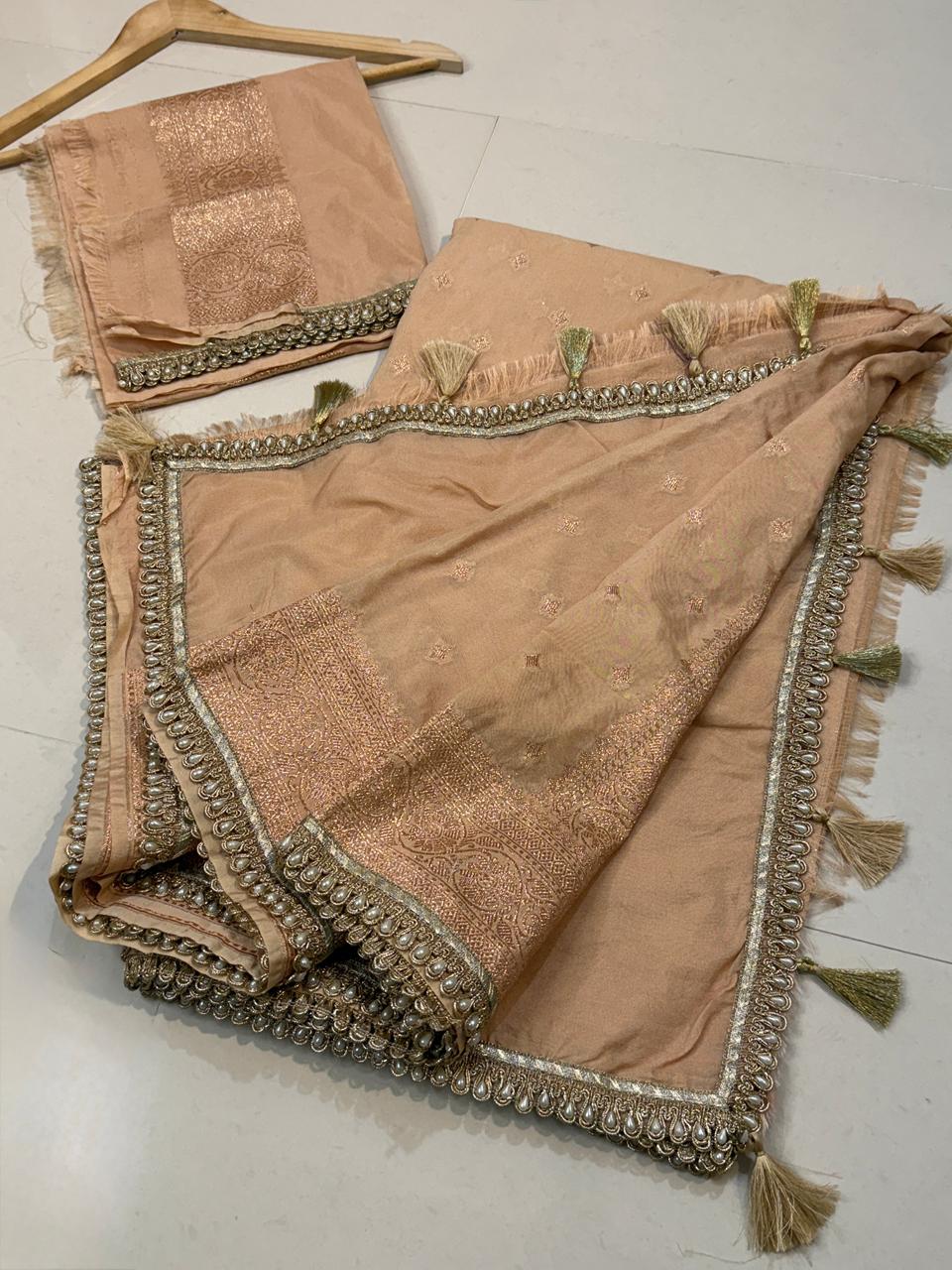 Banarasi Pearl Saree