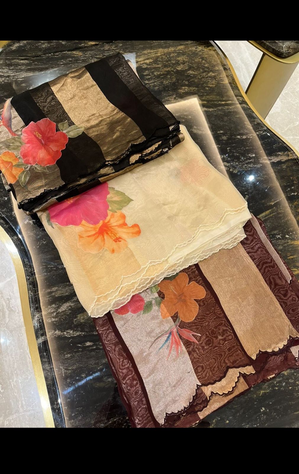 Bloom Tissue Saree