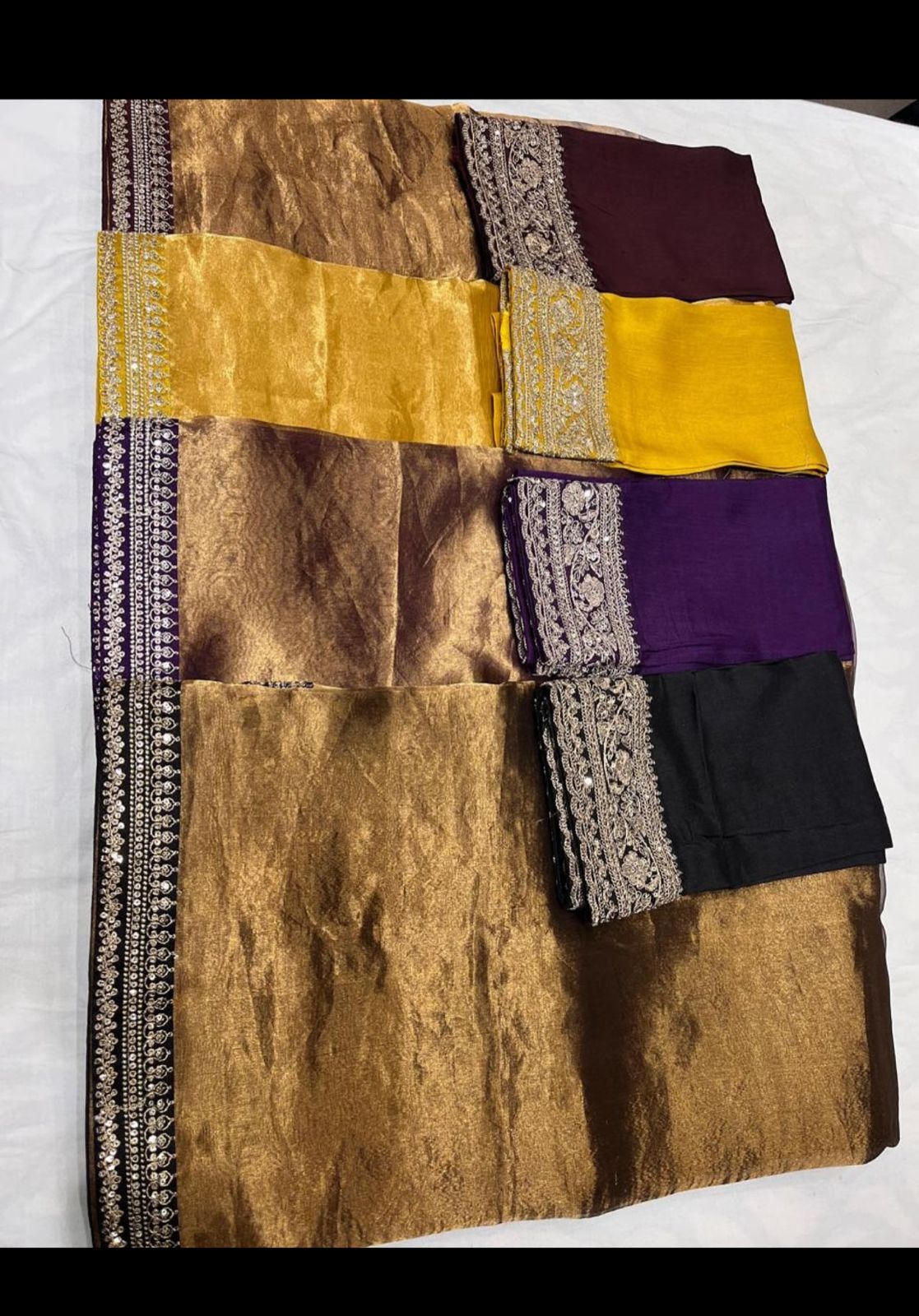 Metallic Tissue Saree