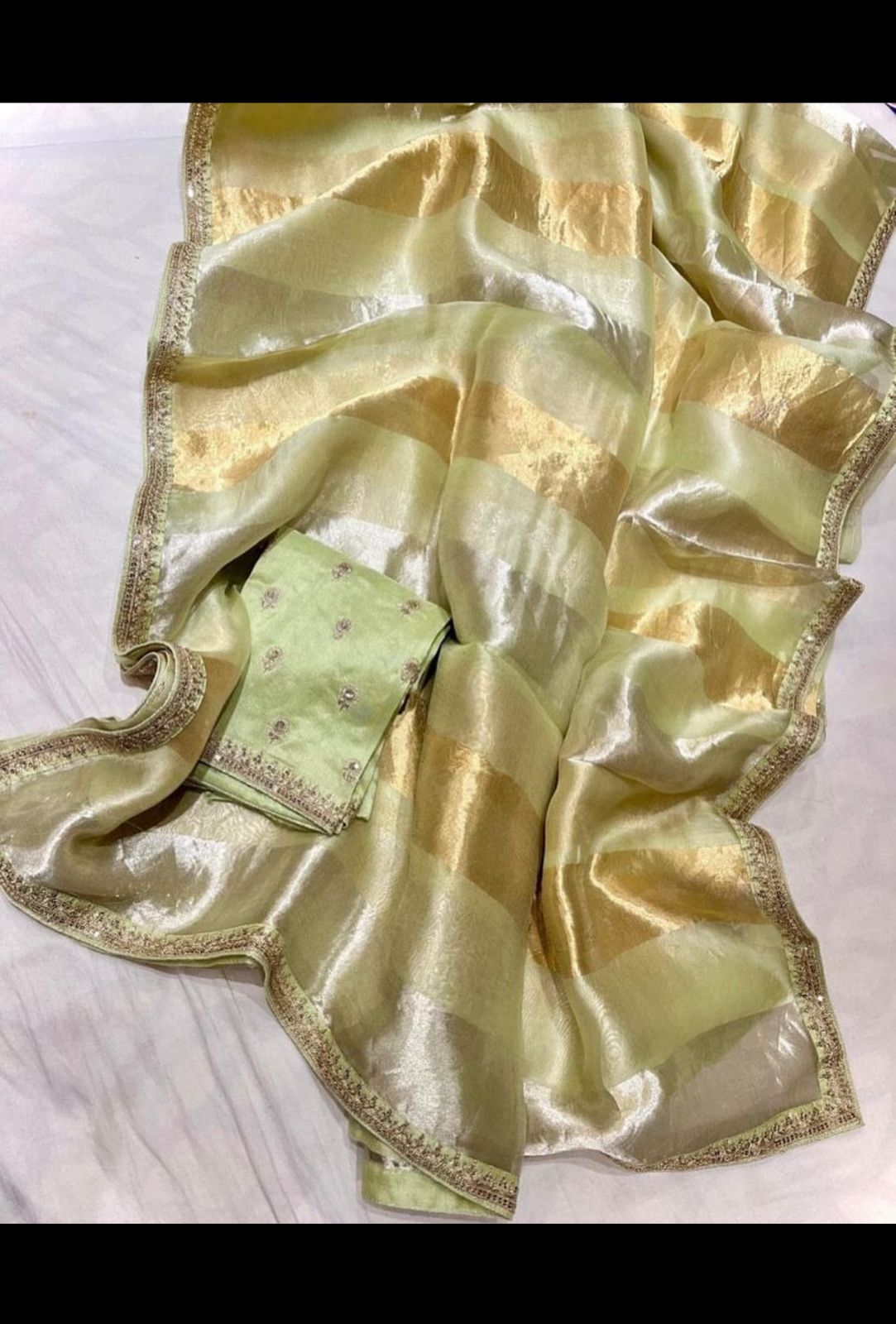 Tissue elegant saree