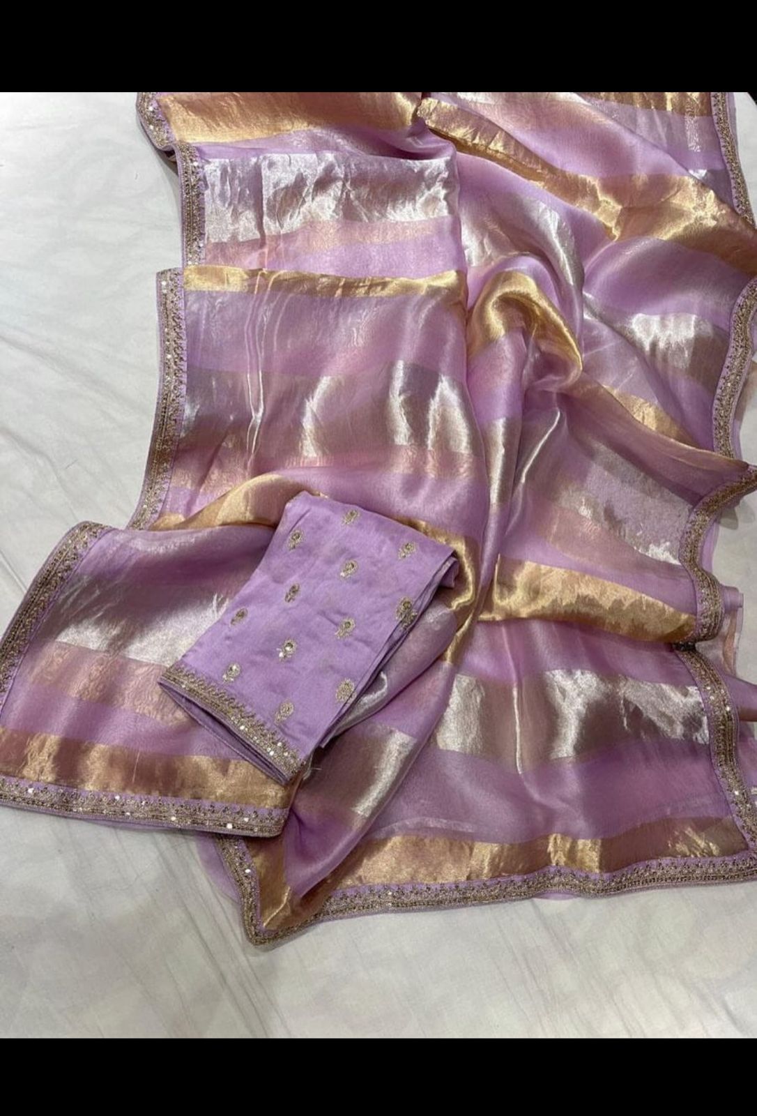 Tissue elegant saree