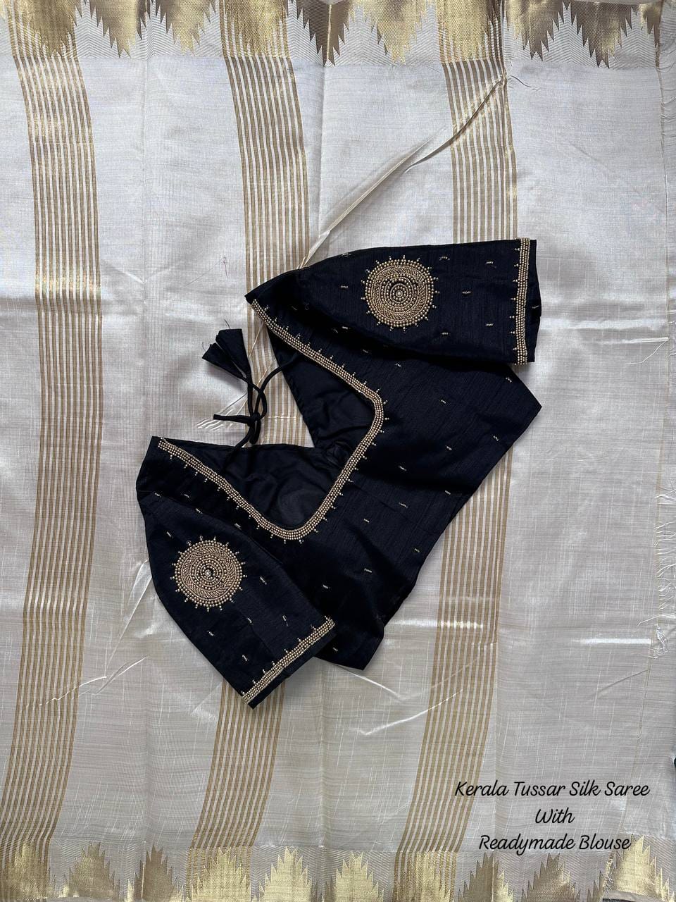 Kerala Tussar Silk Saree