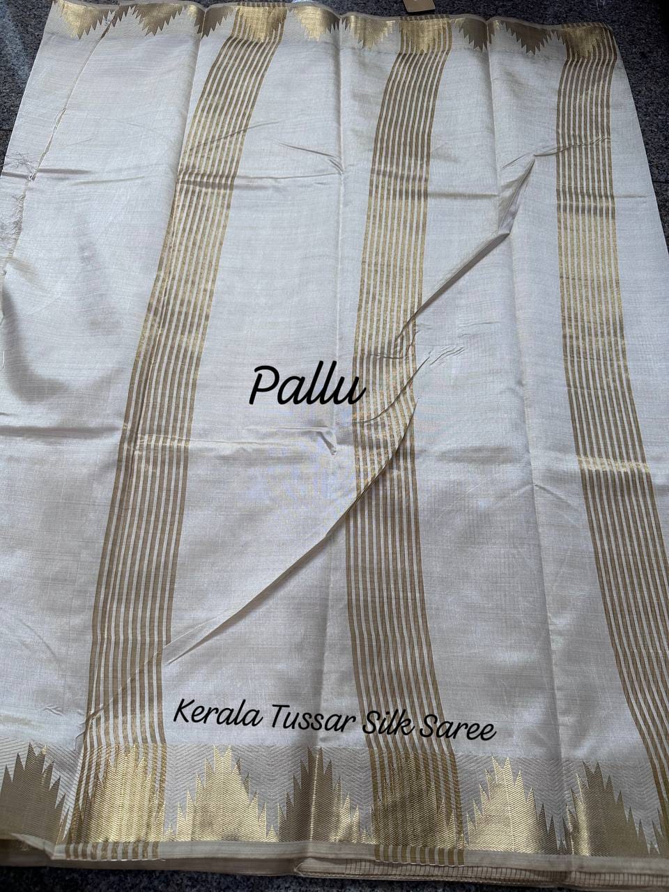 Kerala Tussar Silk Saree