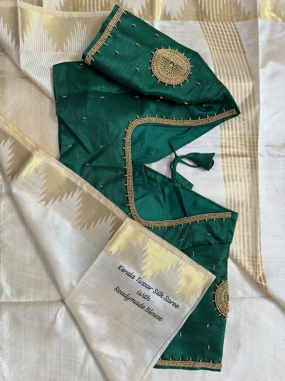 Kerala Tussar Silk Saree