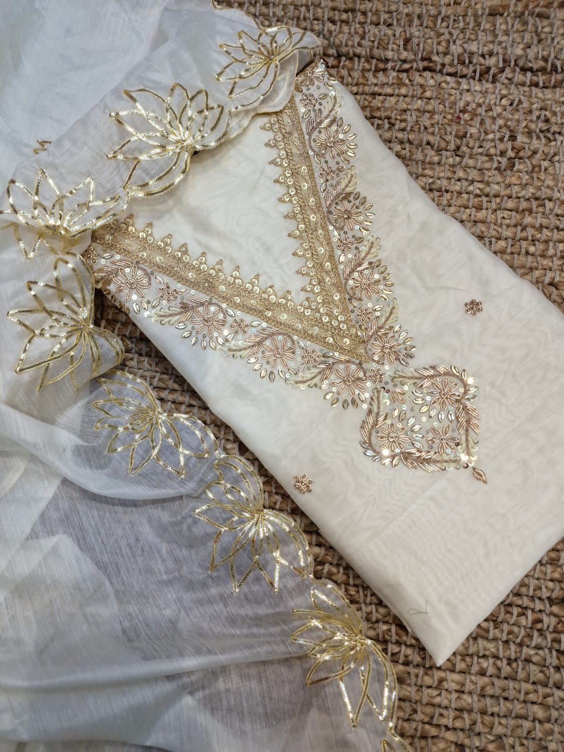 Chanderi Unstitch Suits