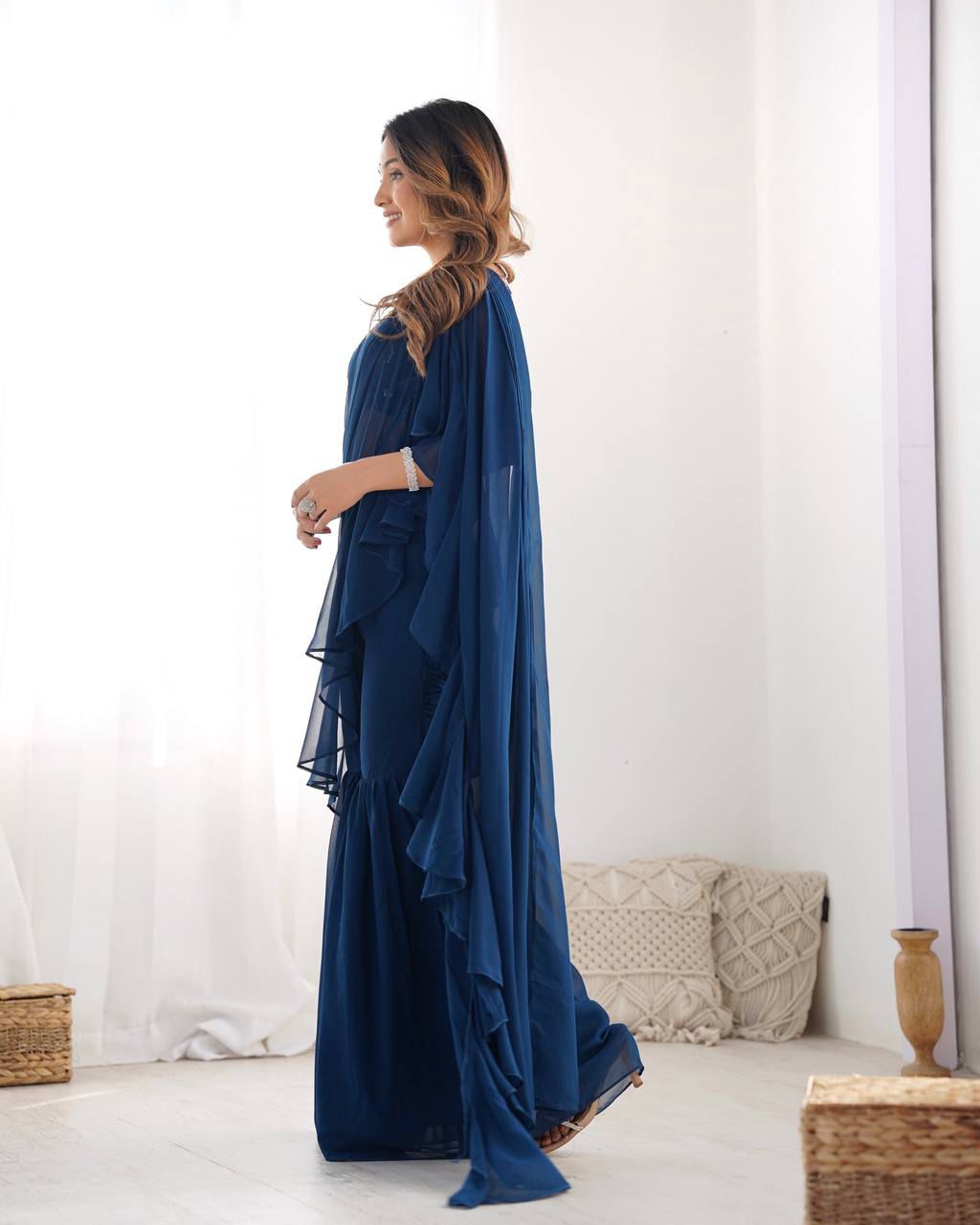 Premium Ready-to-wear Georgette Saree