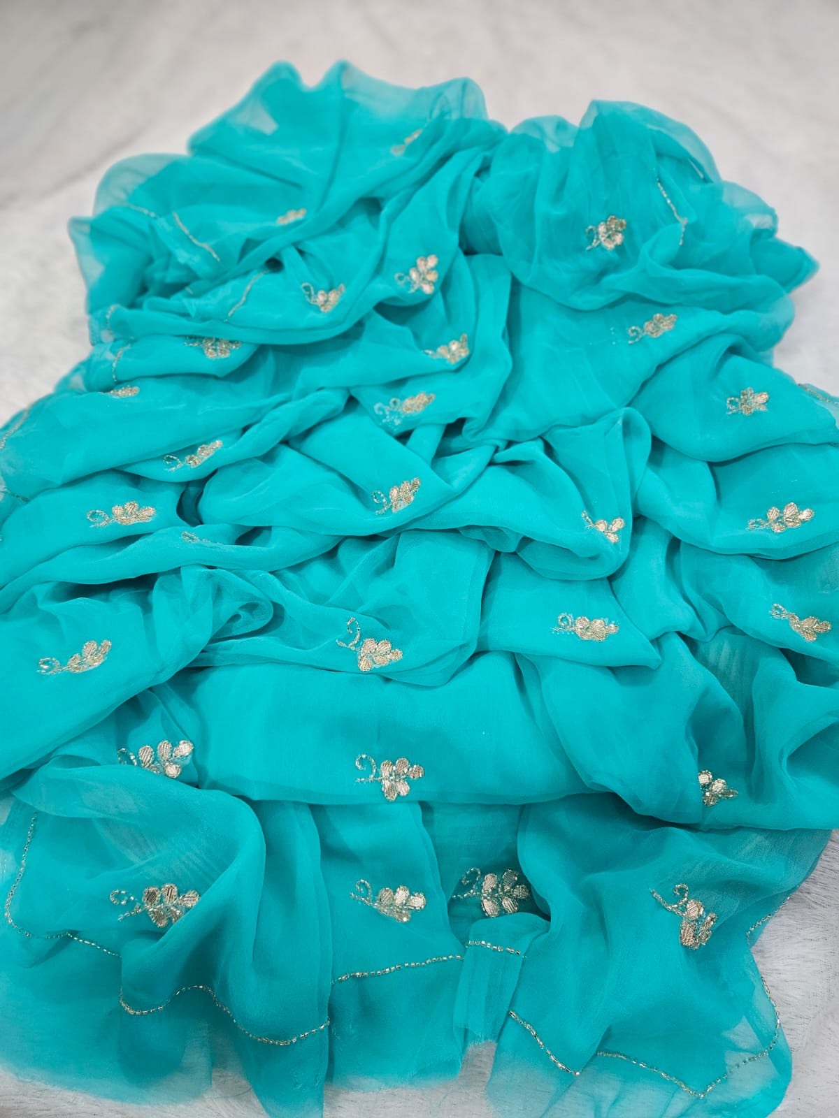 Gotta Flower Saree