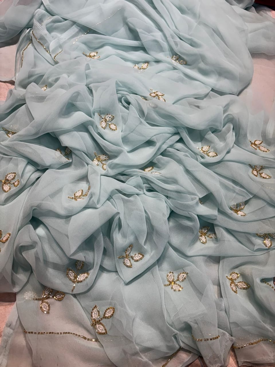 Chiffon With Pearls