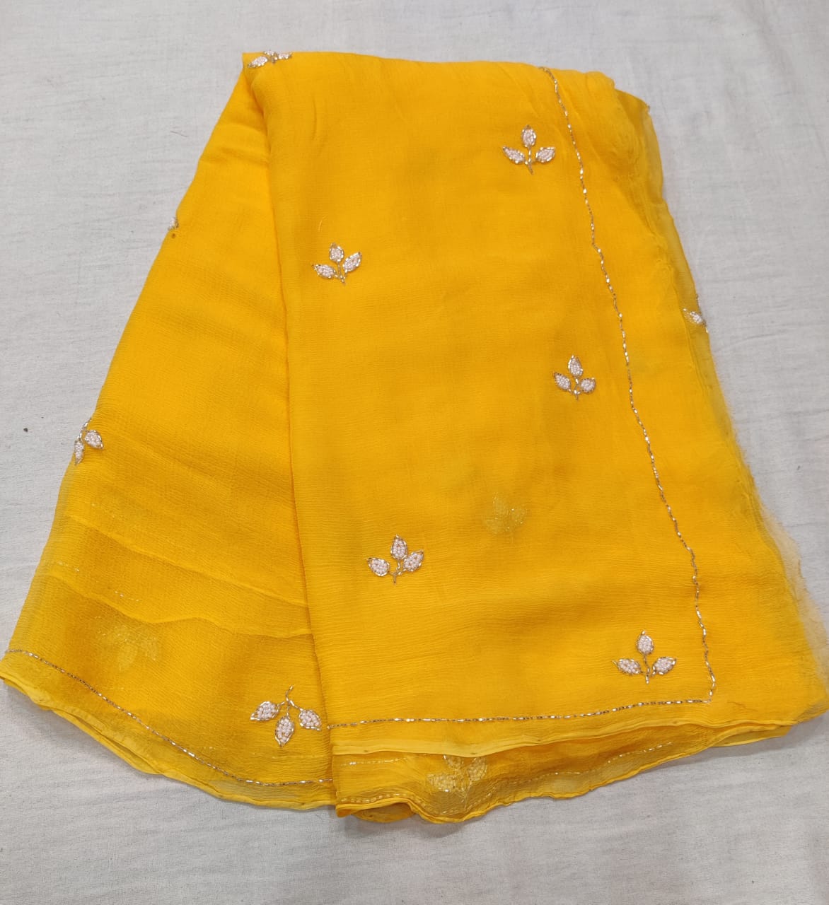 Chiffon With Pearls