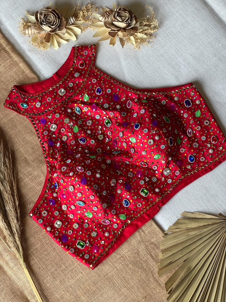 Gemstone Embellished Designer Blouse
