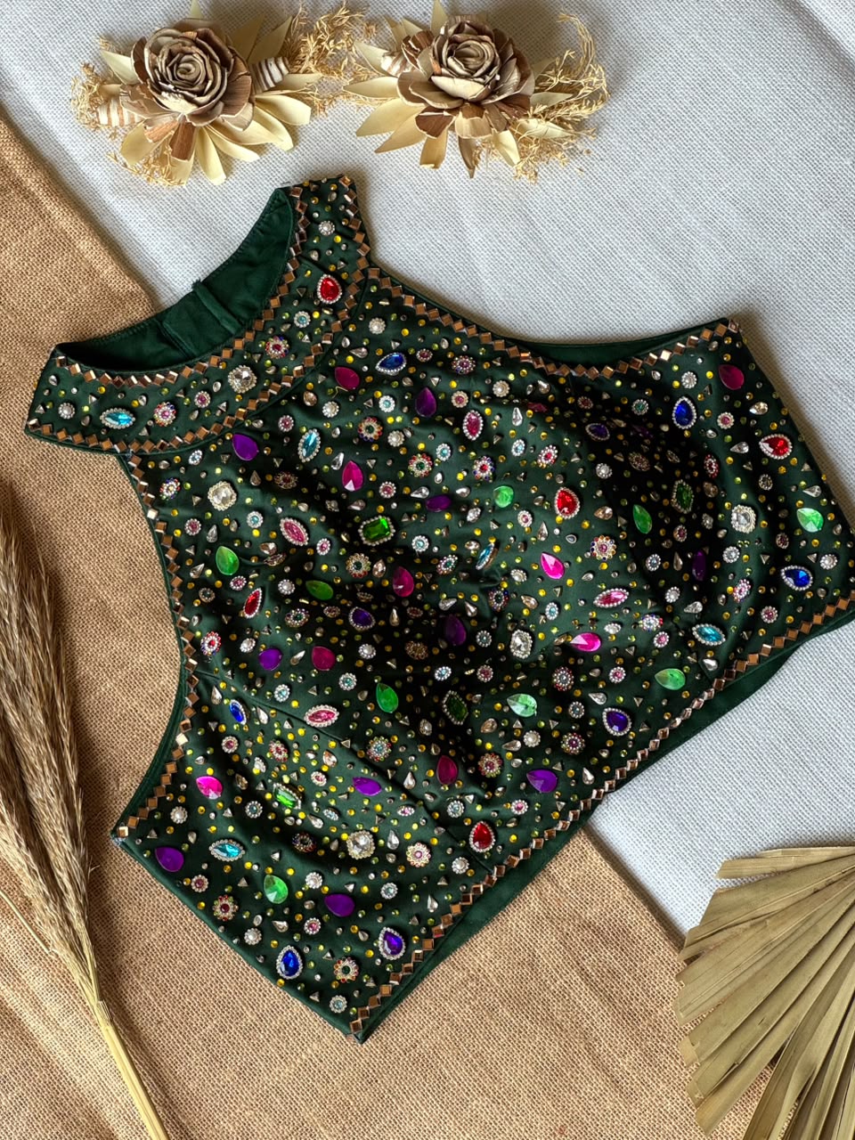 Gemstone Embellished Designer Blouse