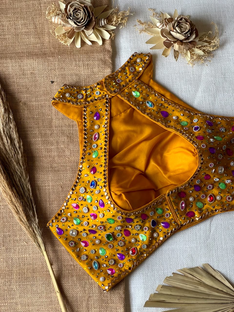 Gemstone Embellished Designer Blouse