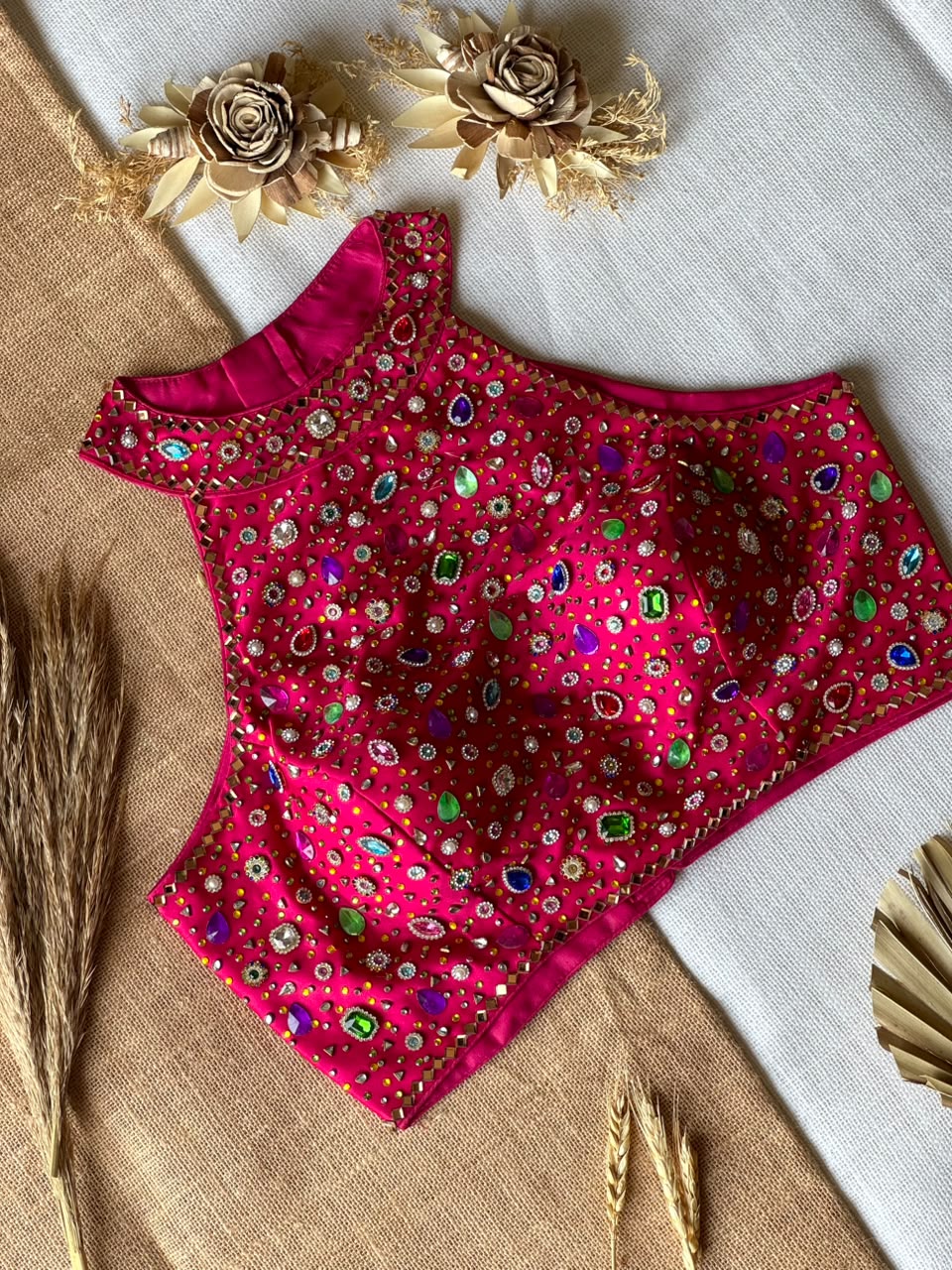 Gemstone Embellished Designer Blouse