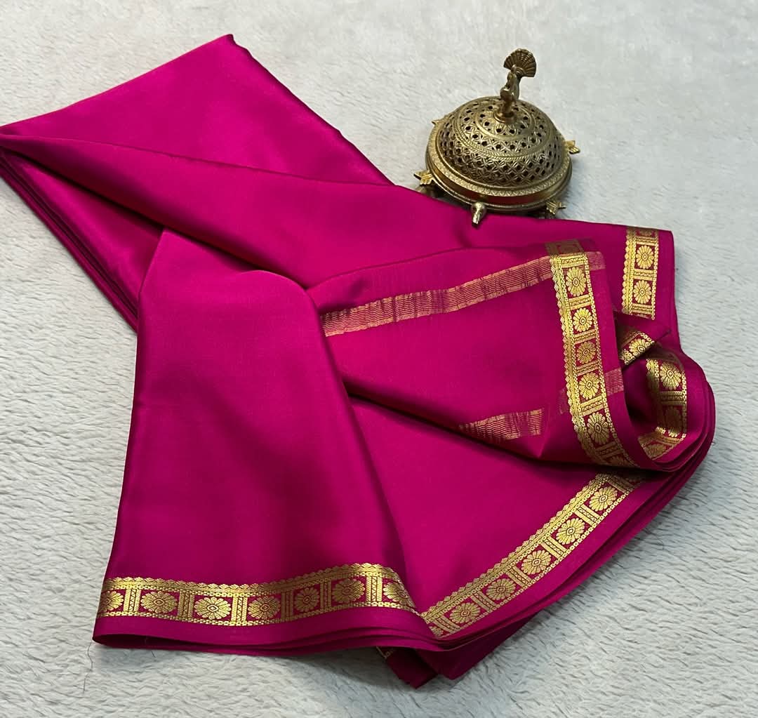 Mysore silk saree